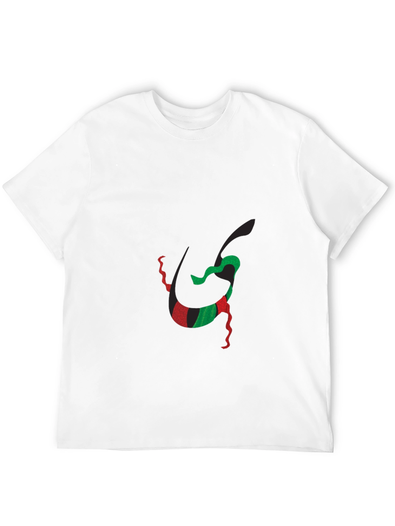 Abstract Kwanzaa-Inspired Graphic Black Tee - 12