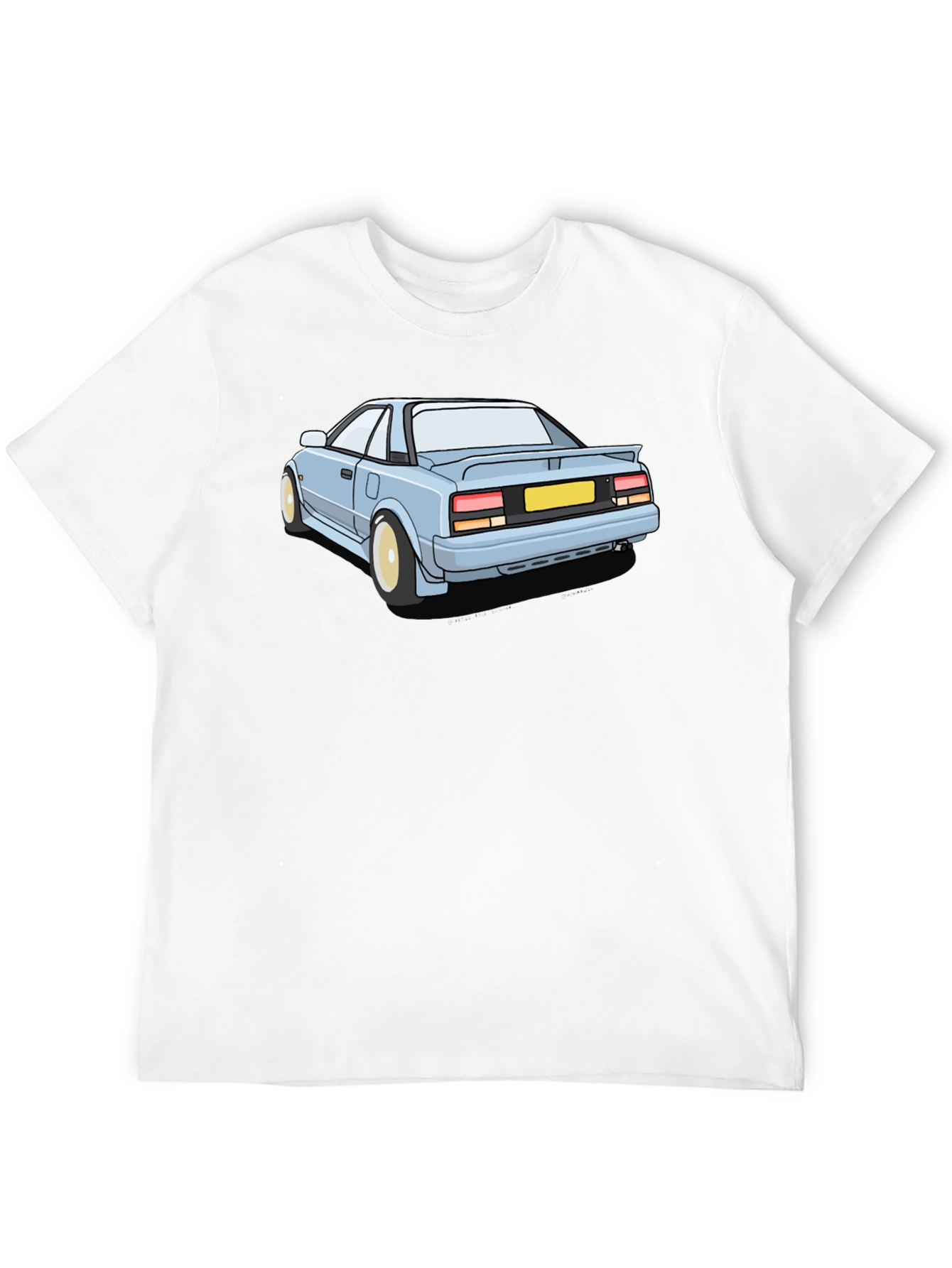 Cool Car Graphic Tee - Black Cotton T-Shirt - 12