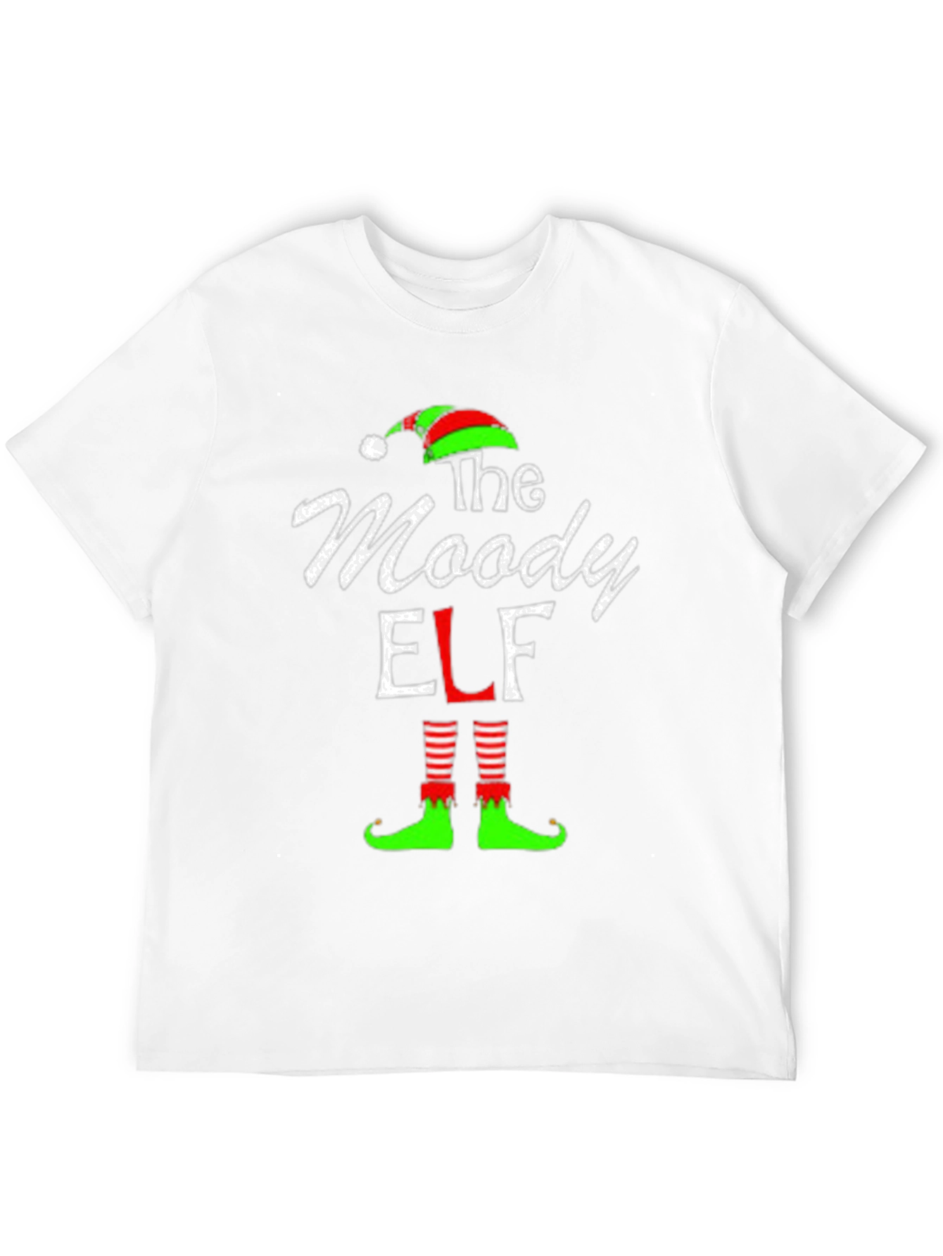 Black The Moody Elf T-Shirt - Holiday Fun view 12