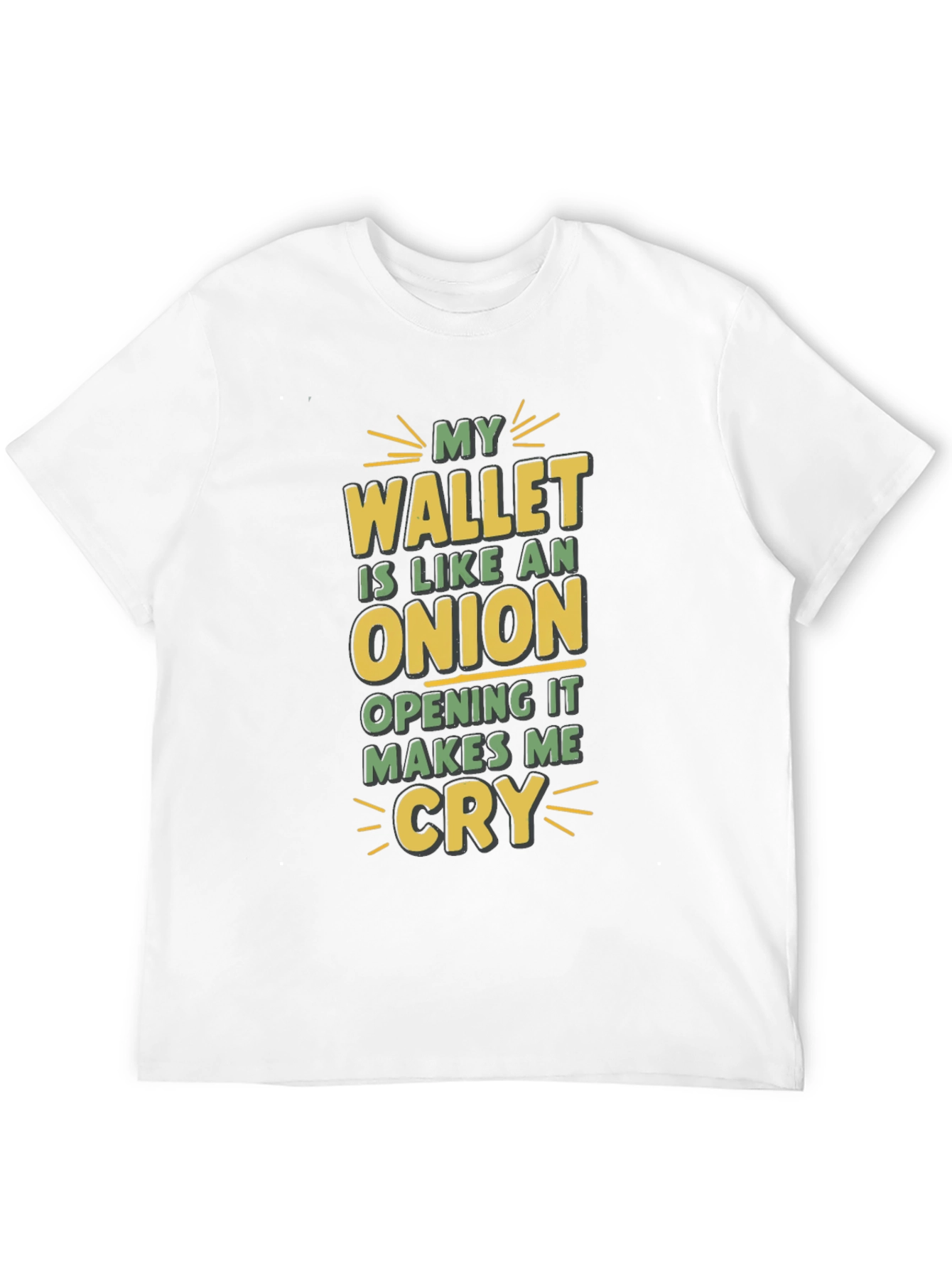 Black My Wallet is Like an Onion Funny T-Shirt view 12