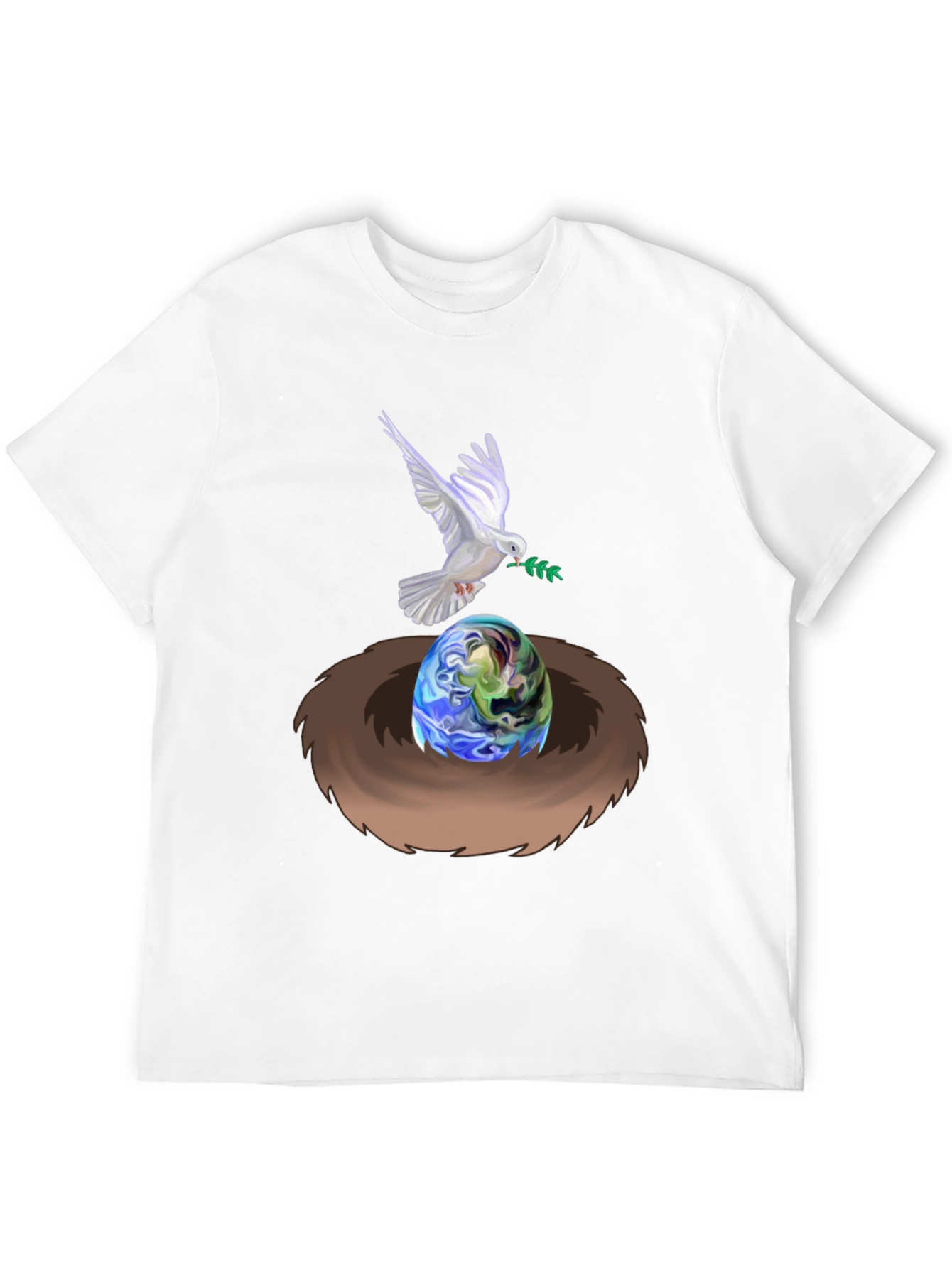 Black Dove Peace Nest Earth Graphic Tee view 12