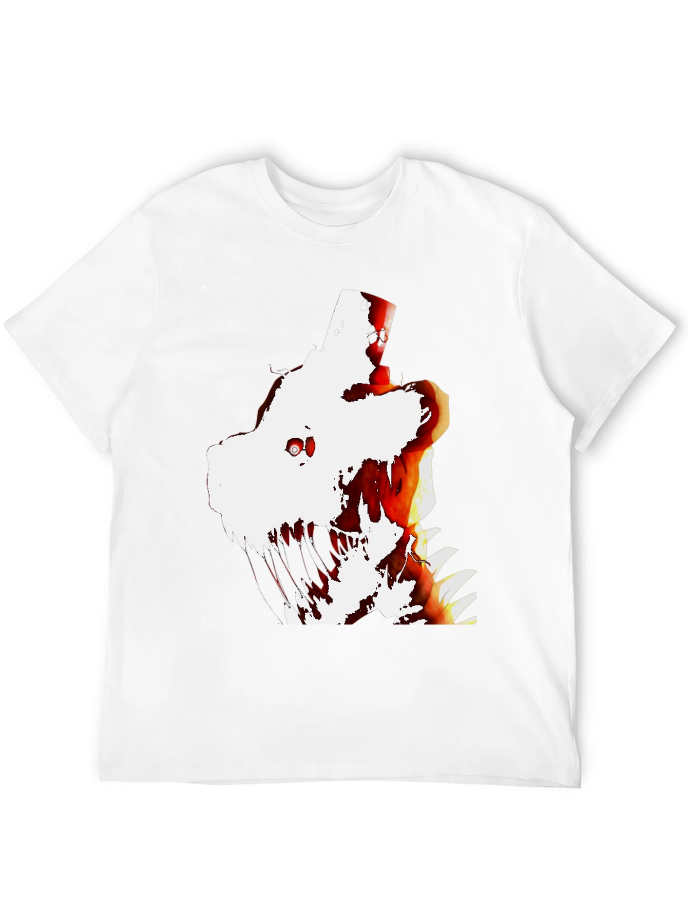 Black Abstract Graphic Print Crew Neck T-Shirt view 12