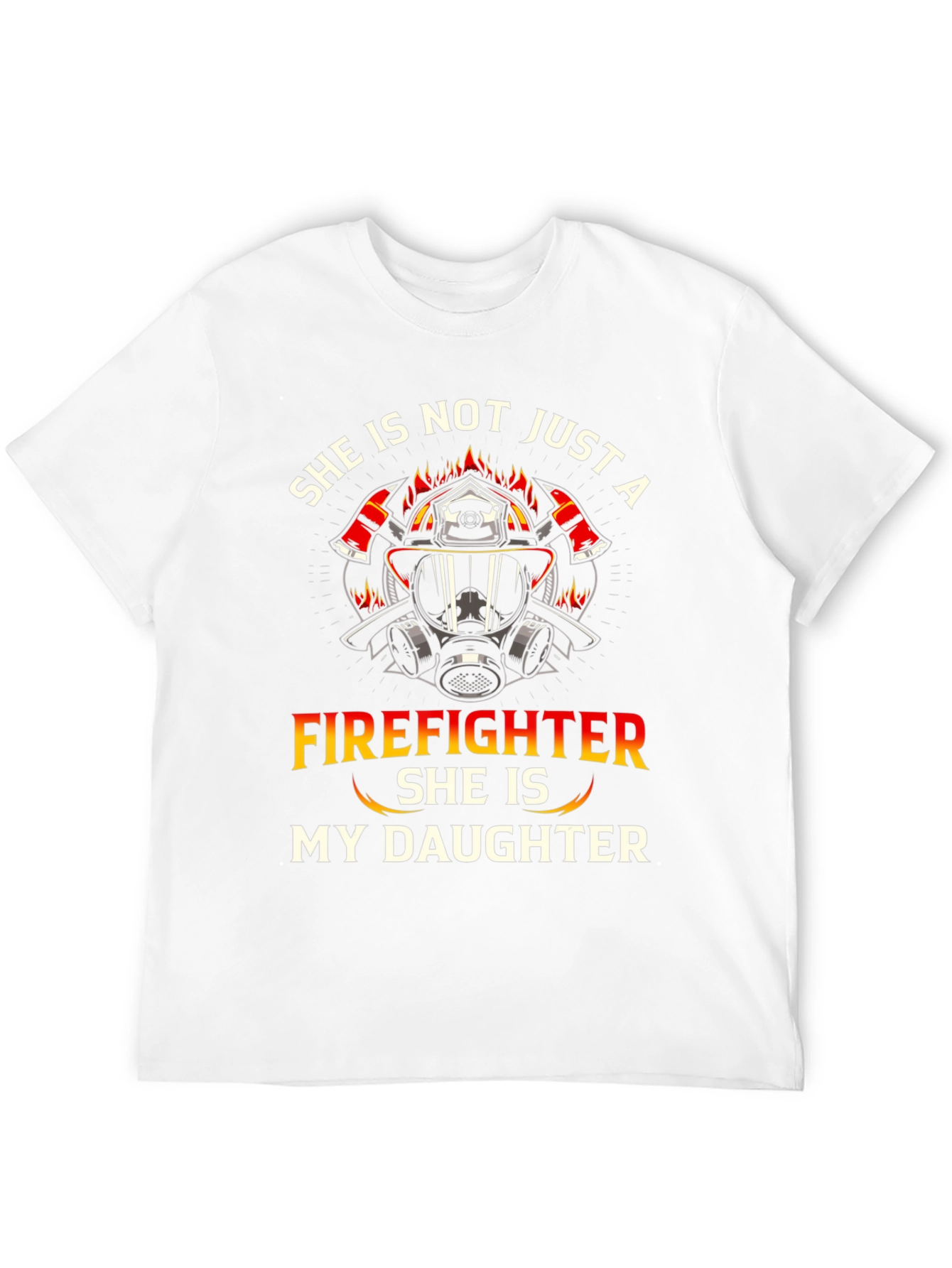 Black Firefighter Daughter T-Shirt - Proud Parent Apparel view 12