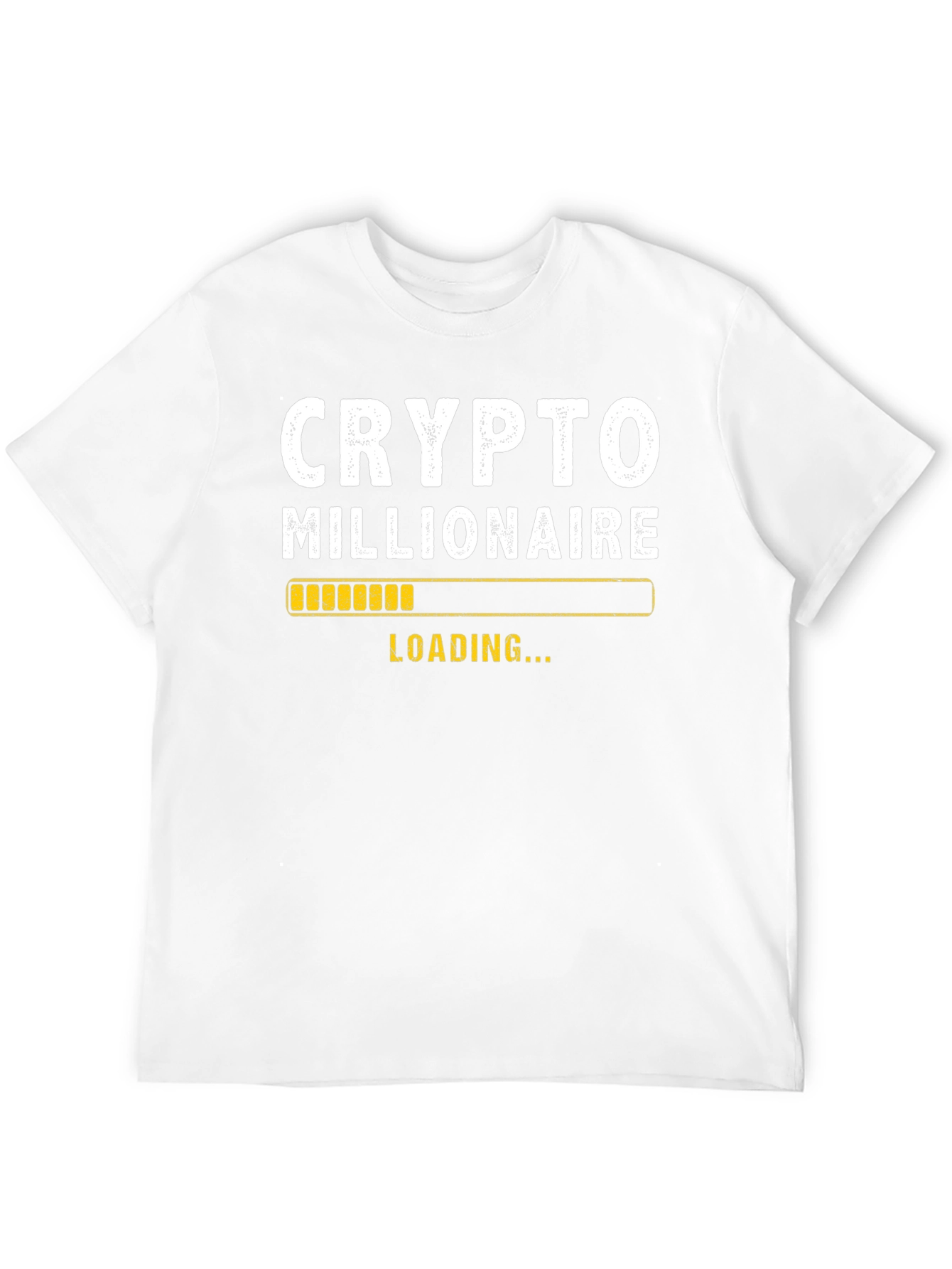 Black Crypto Millionaire Loading T-Shirt view 12