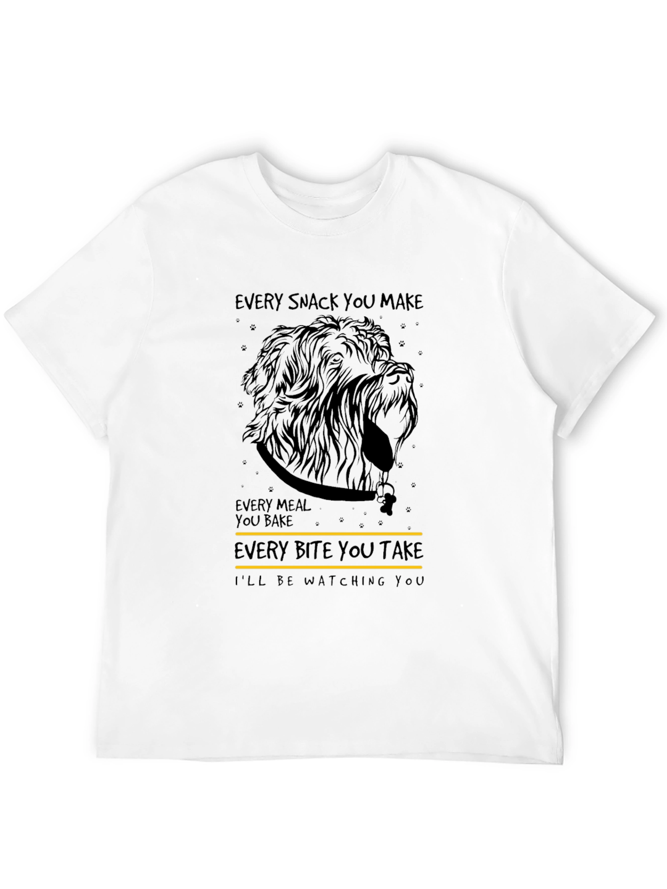 Black Dog Lover T-Shirt - Every Bite You Take view 12