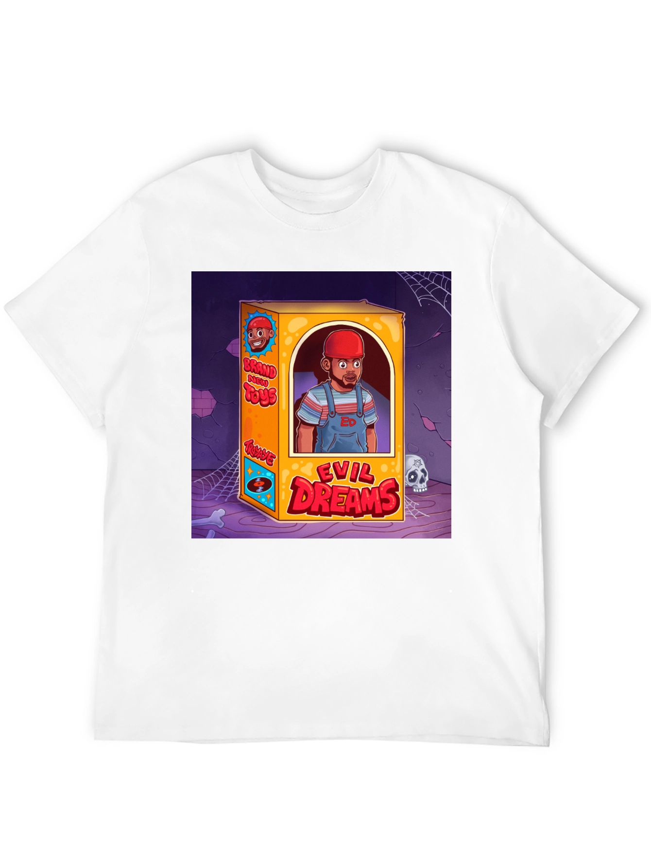 Black Evil Dreams Graphic T-Shirt view 12