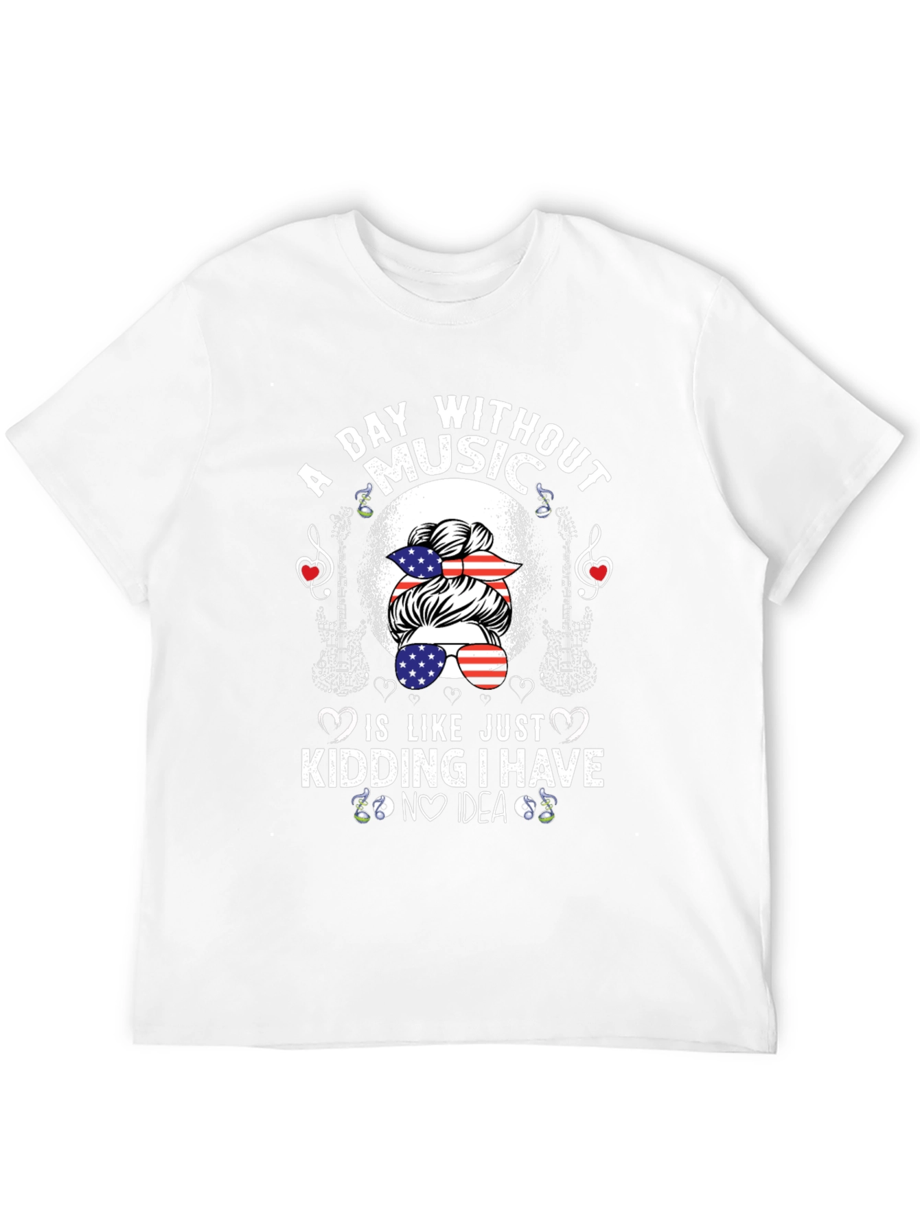 Black Music Lover Graphic T-Shirt view 12