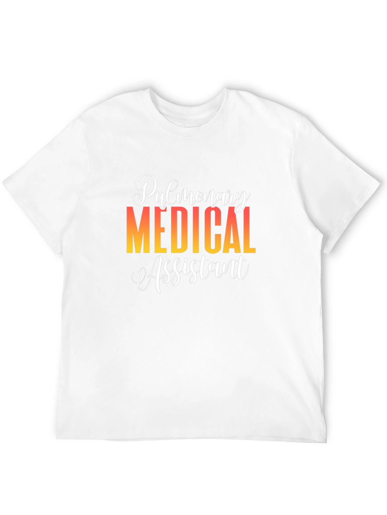Black Pulmonary Medical Assistant Black T-Shirt view 12