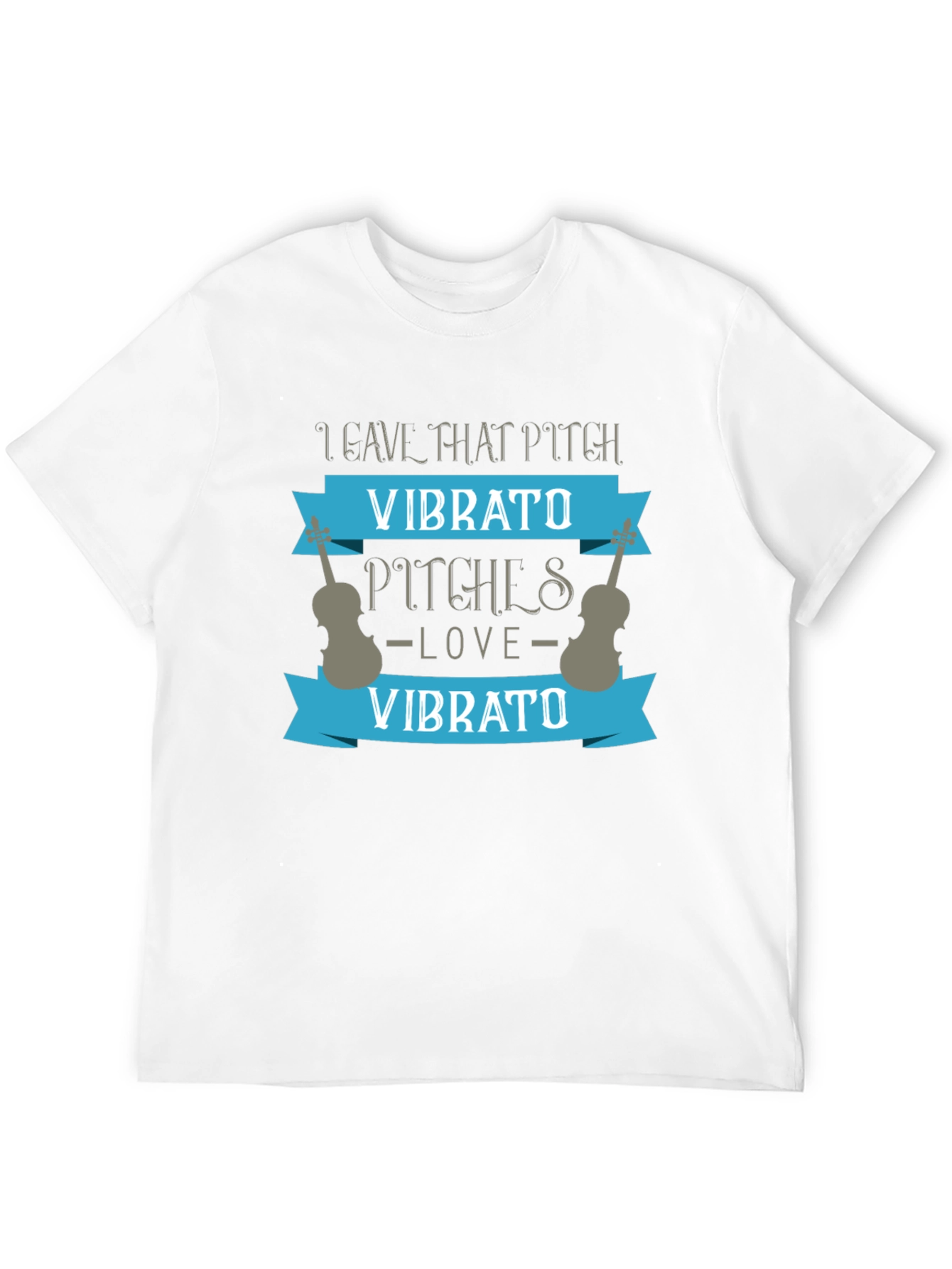 Black Vibrato Music Lover Graphic T-Shirt view 12