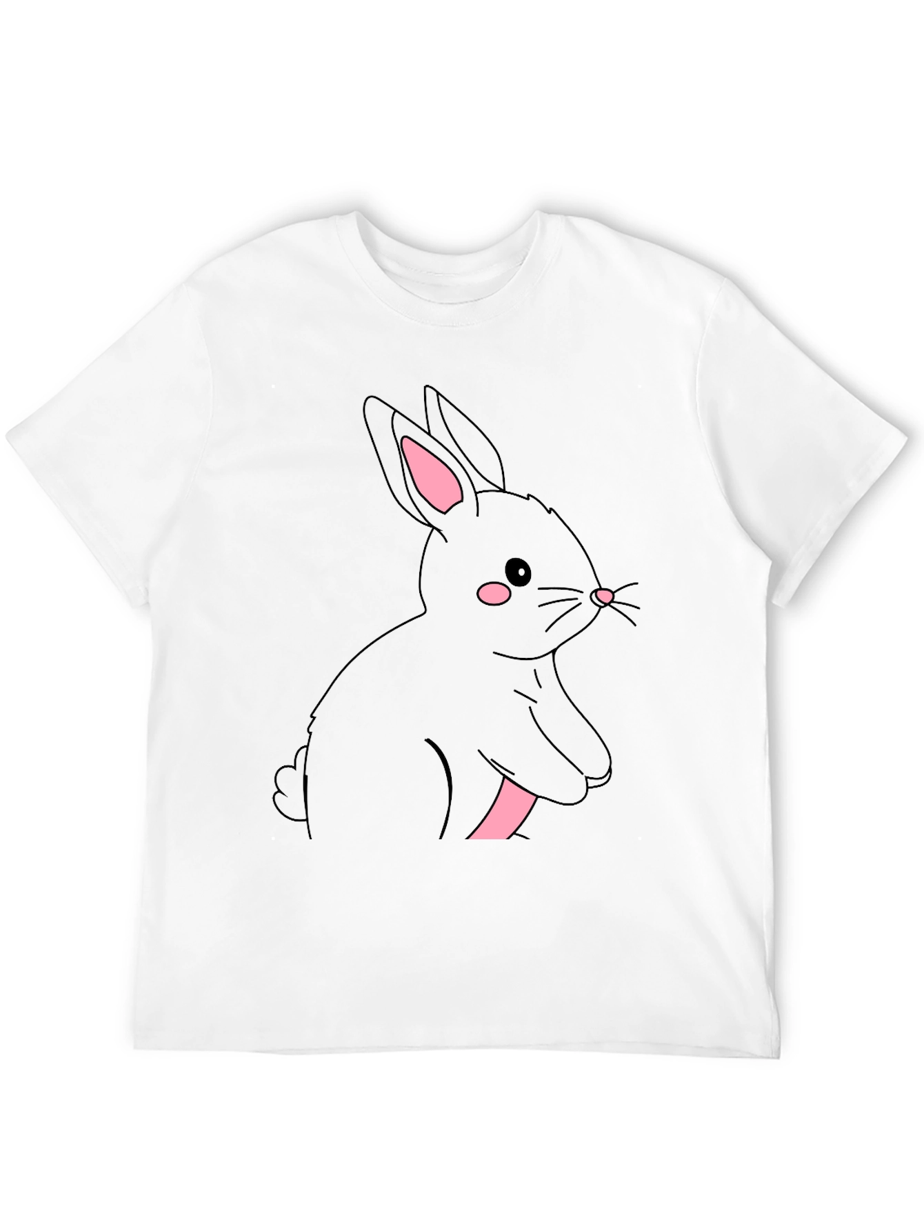 Black Black Rabbit Graphic Tee - Cute & Stylish view 12