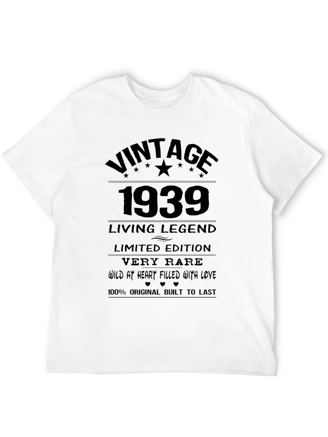 Black Vintage 1939 Living Legend T-Shirt - Limited Edition view 12