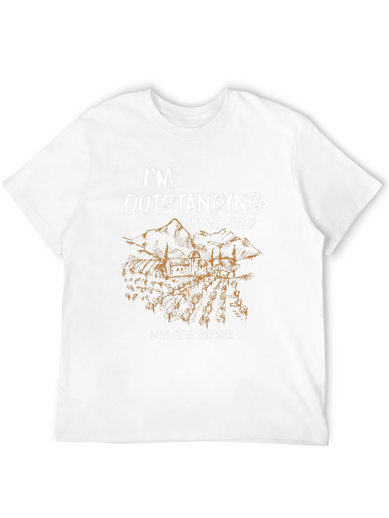 Black Outstanding Farmer T-Shirt view 12