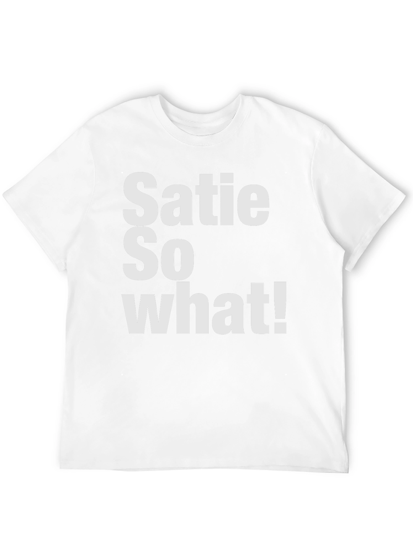 Black Satie So What! Graphic T-Shirt - Casual Wear view 12