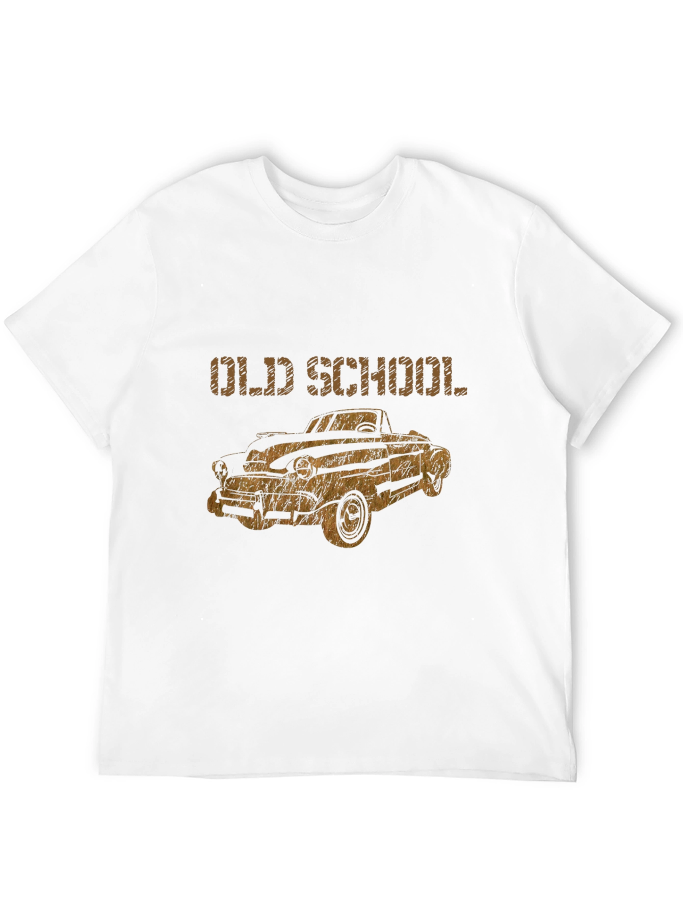 Black Old School Car Graphic T-Shirt view 12