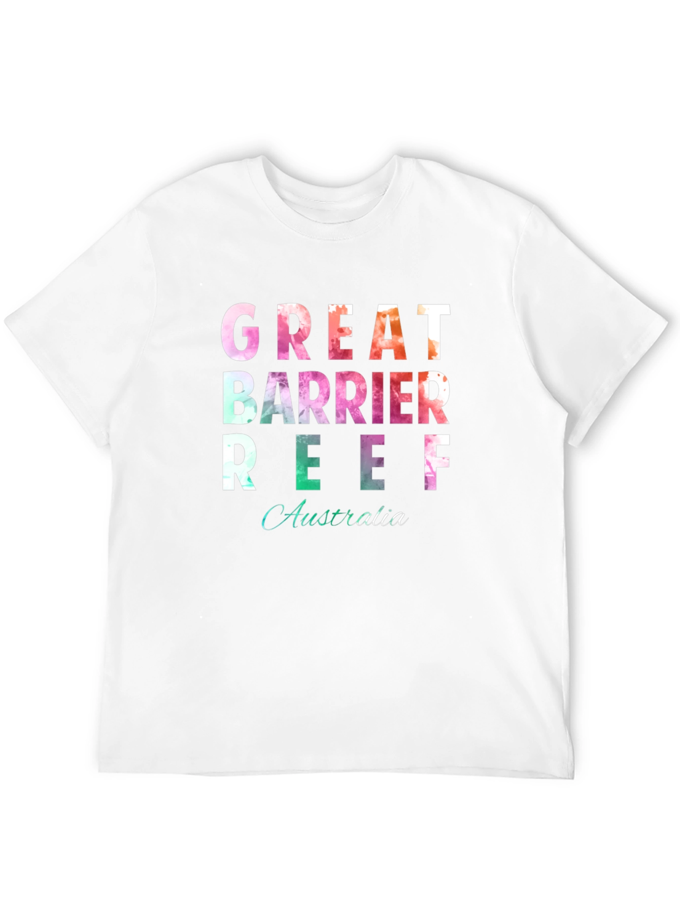 Black Great Barrier Reef Australia T-Shirt view 12