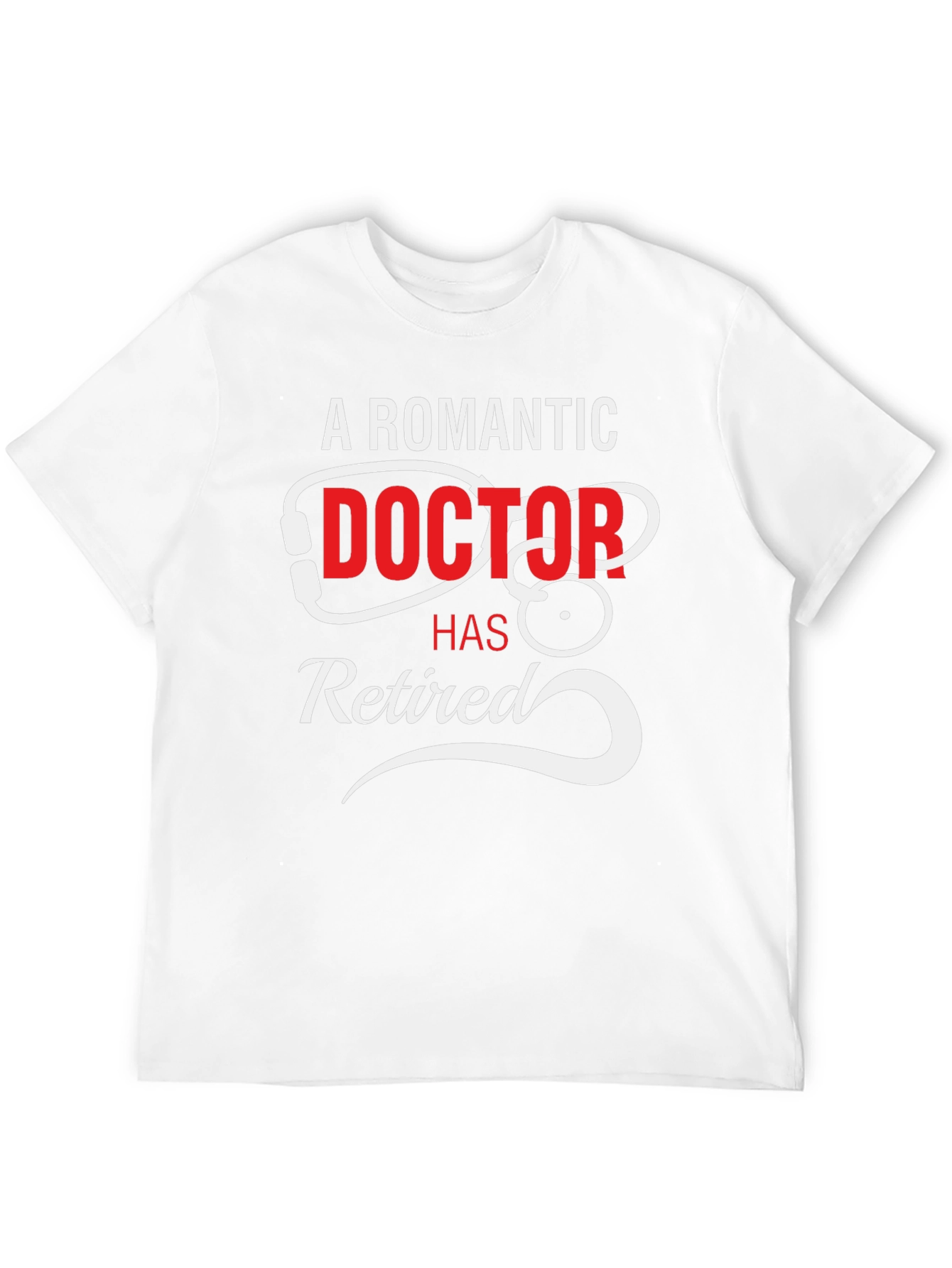 A Romantic Doctor Has Retired Black T-Shirt - 12