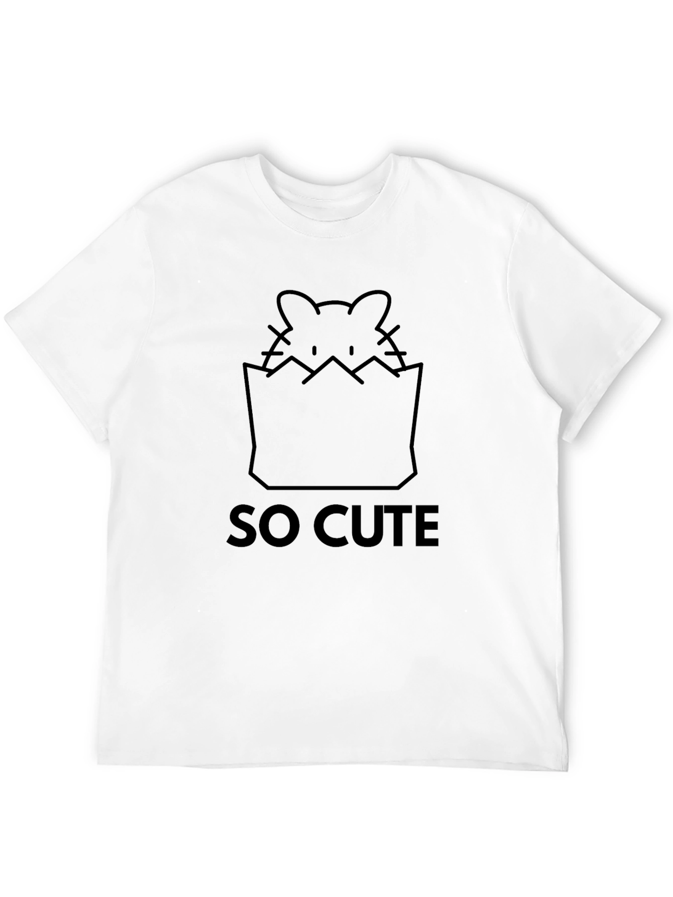 Black So Cute Kitten Graphic Tee - Black view 12