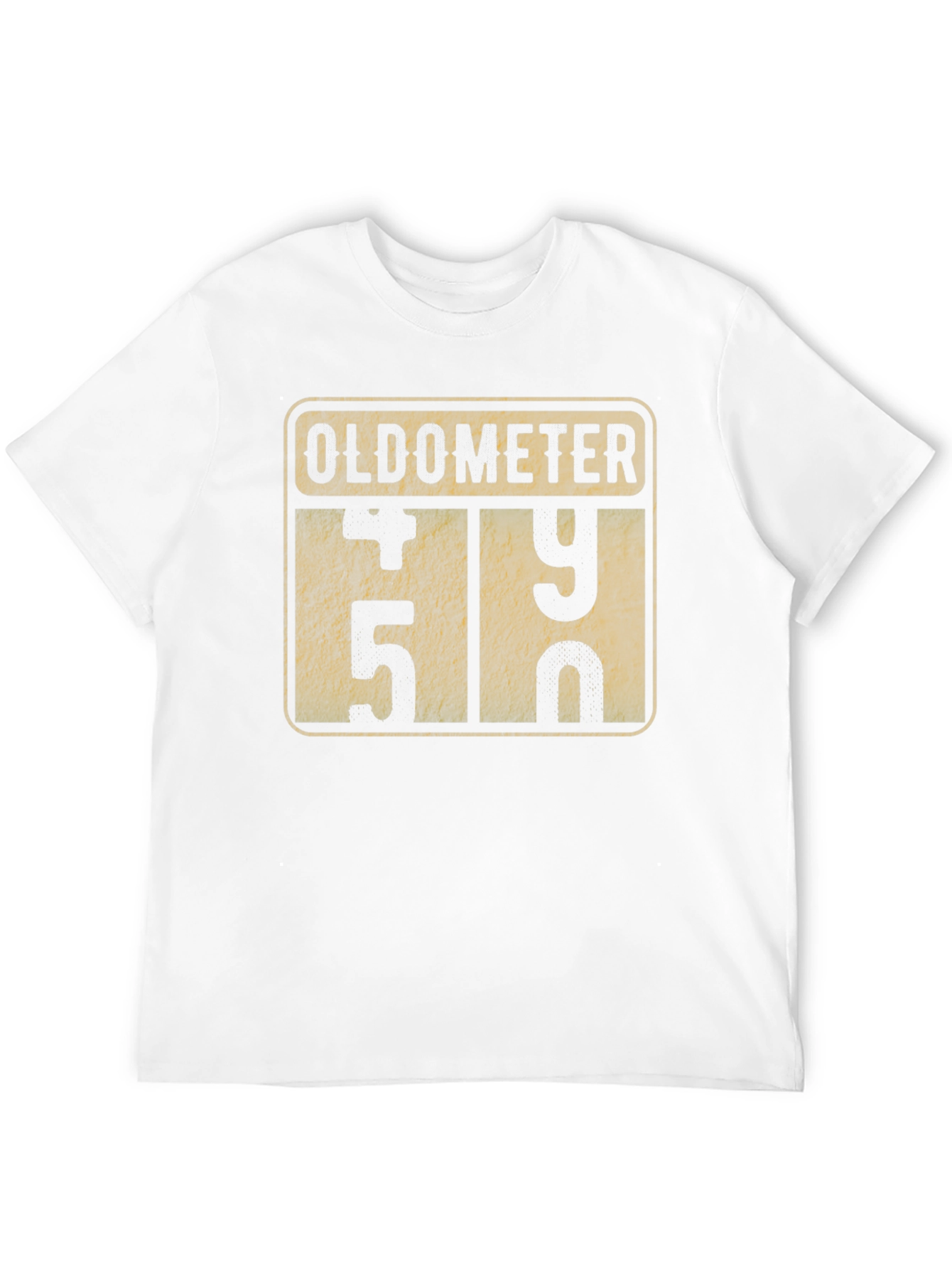Black Oldometer Funny Birthday T-Shirt view 12
