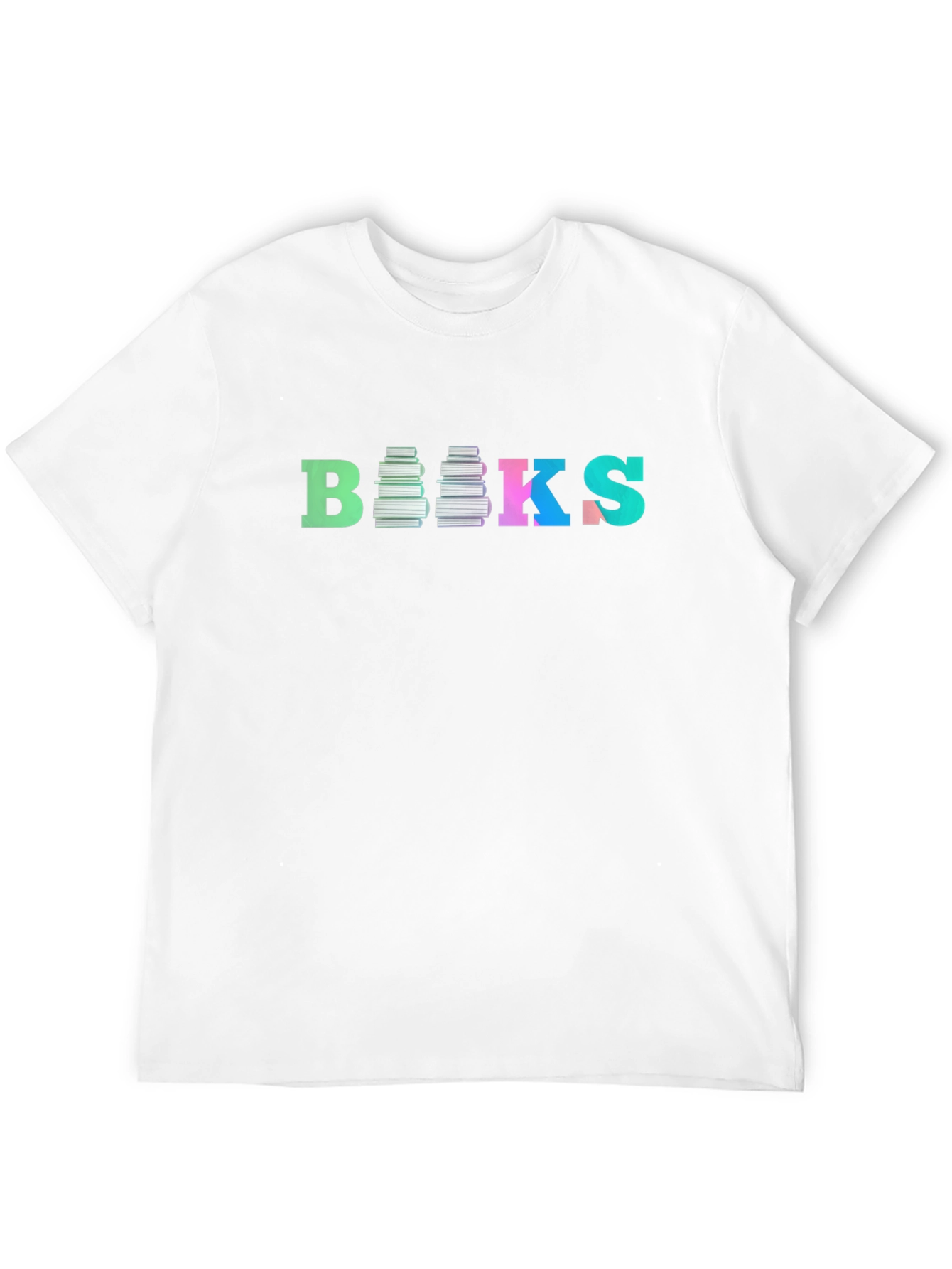Black Colorful "Books" Graphic T-Shirt view 12
