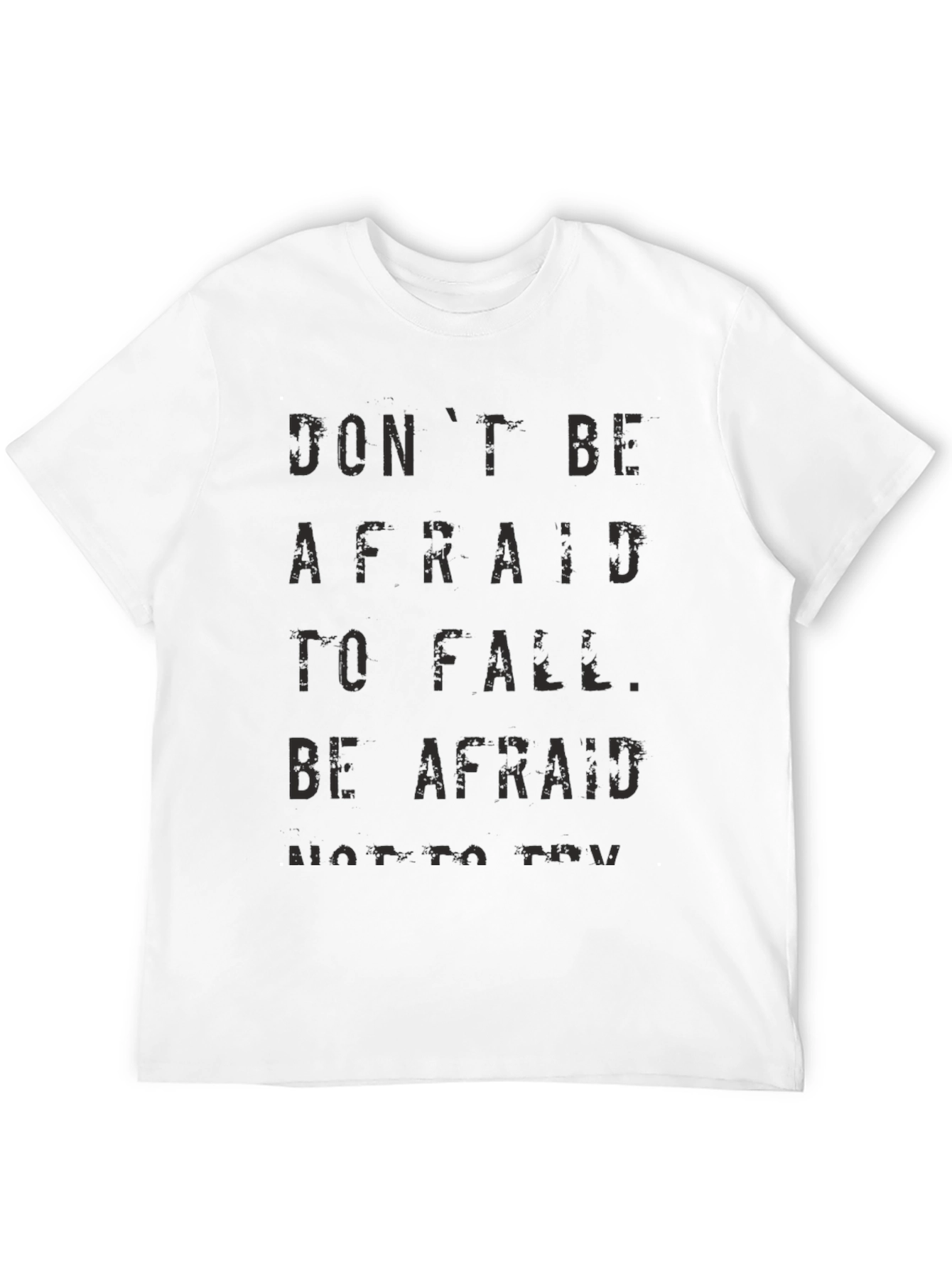 Black Don't Be Afraid T-Shirt view 12
