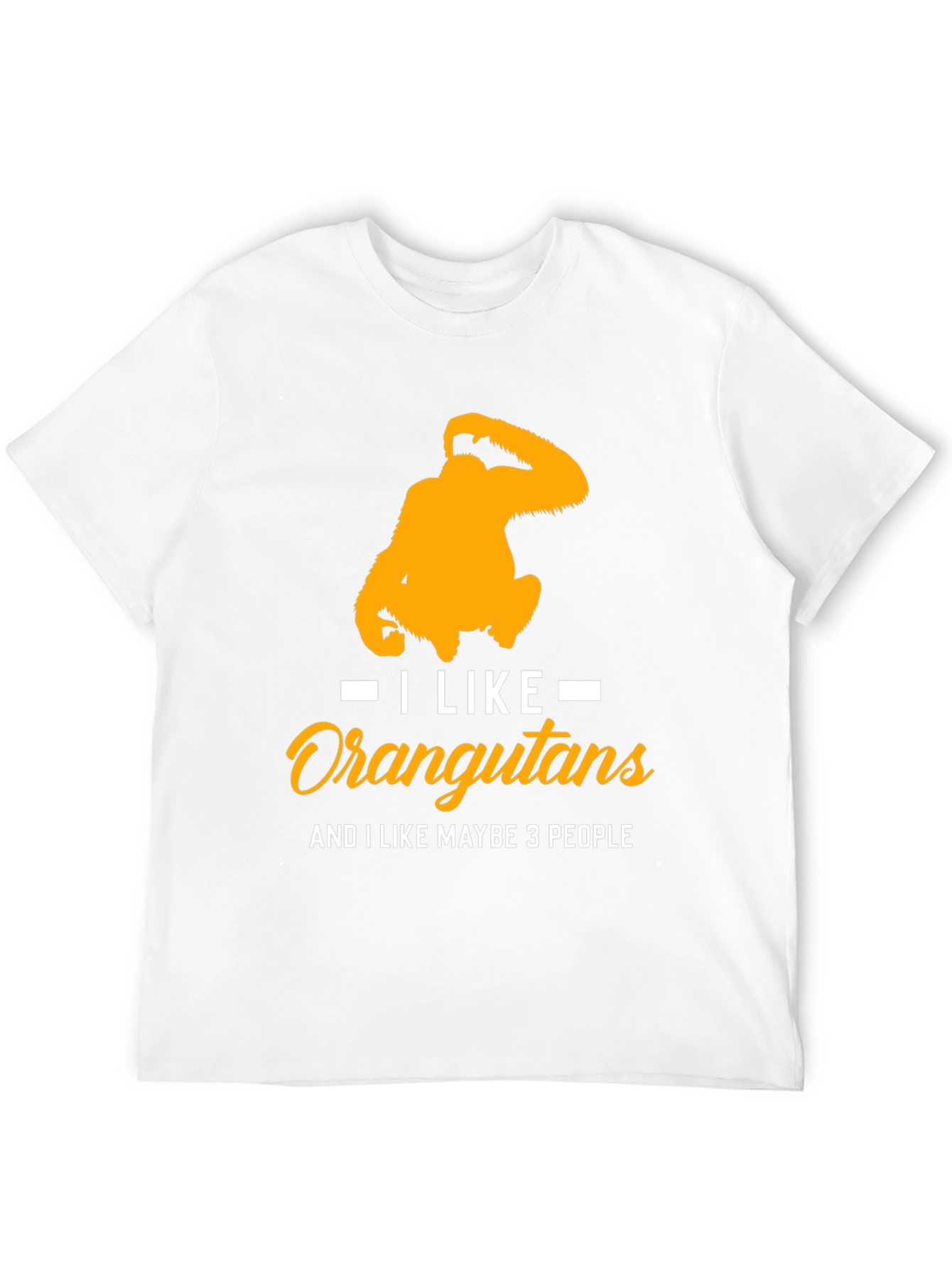 Black I Like Orangutans Graphic T-Shirt view 12