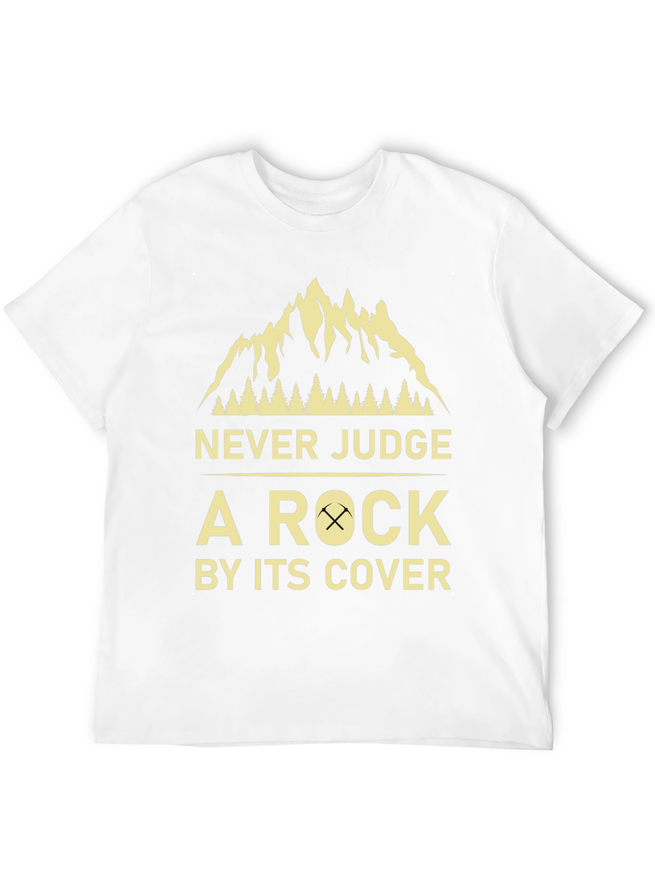 Black Never Judge a Rock Funny T-Shirt view 12