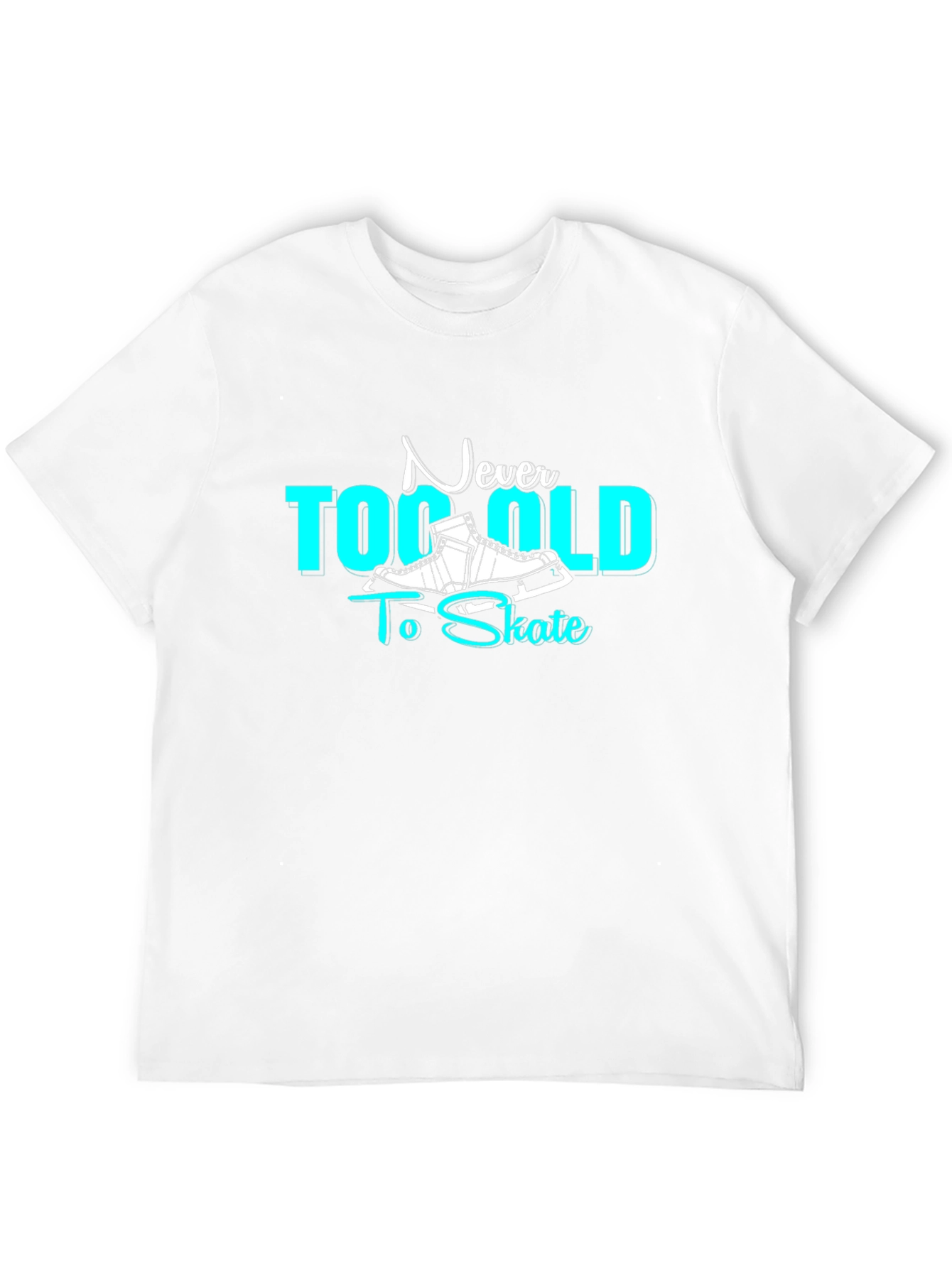 Black Never Too Old to Skate Graphic Tee view 12