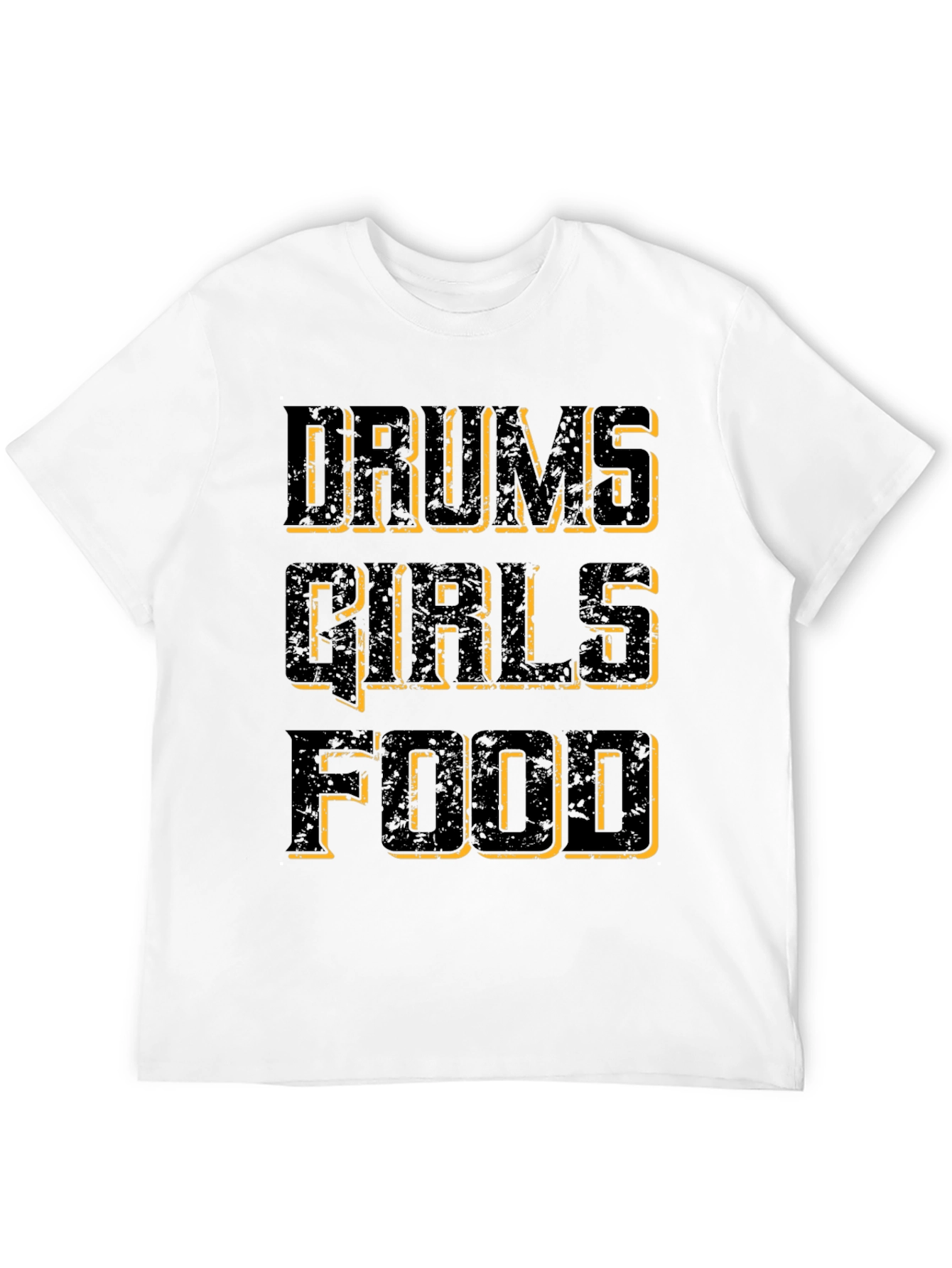 Black Drums Girls Food Graphic Tee view 12