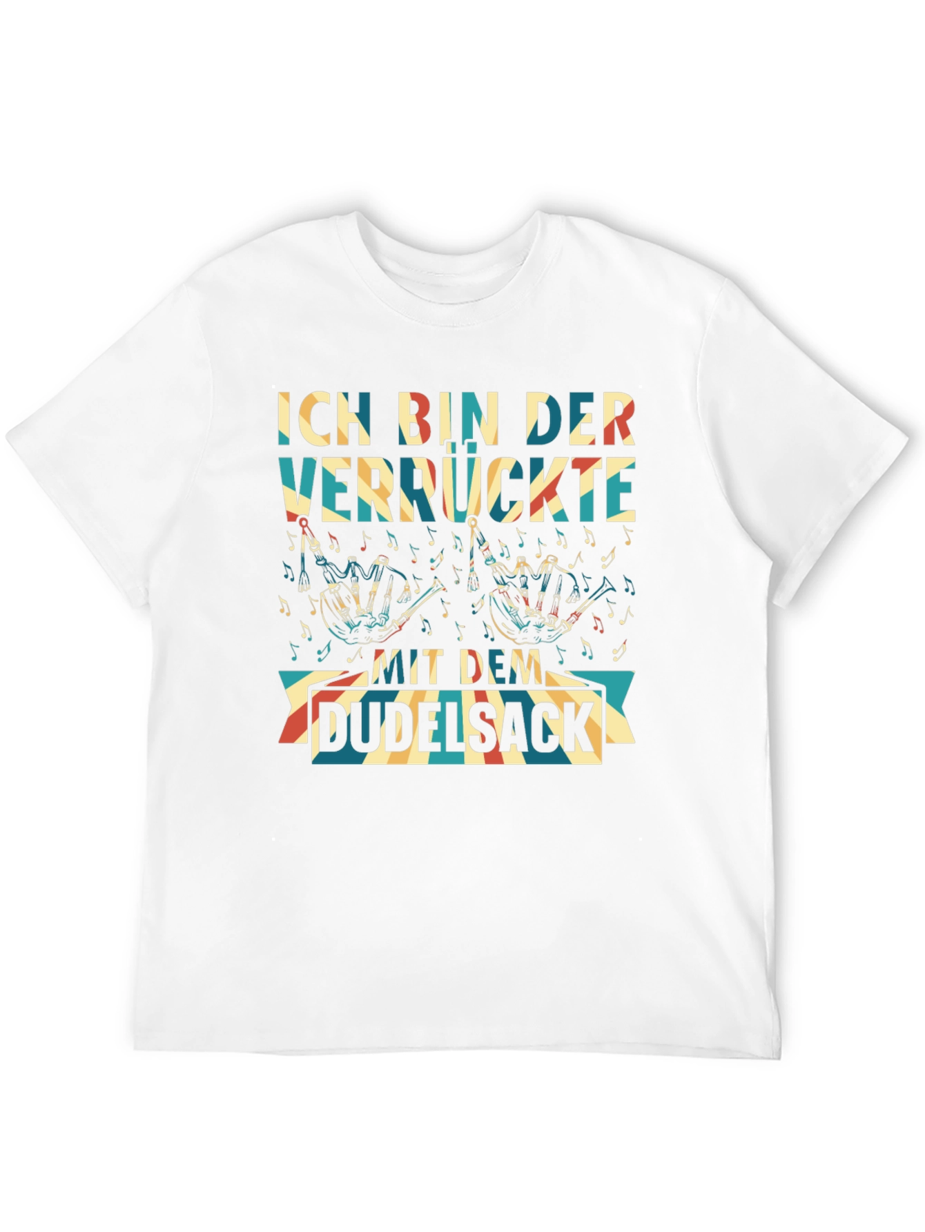 Black Ich Bin Der Verrückte Mit Dem Dudelsack T-Shirt view 12