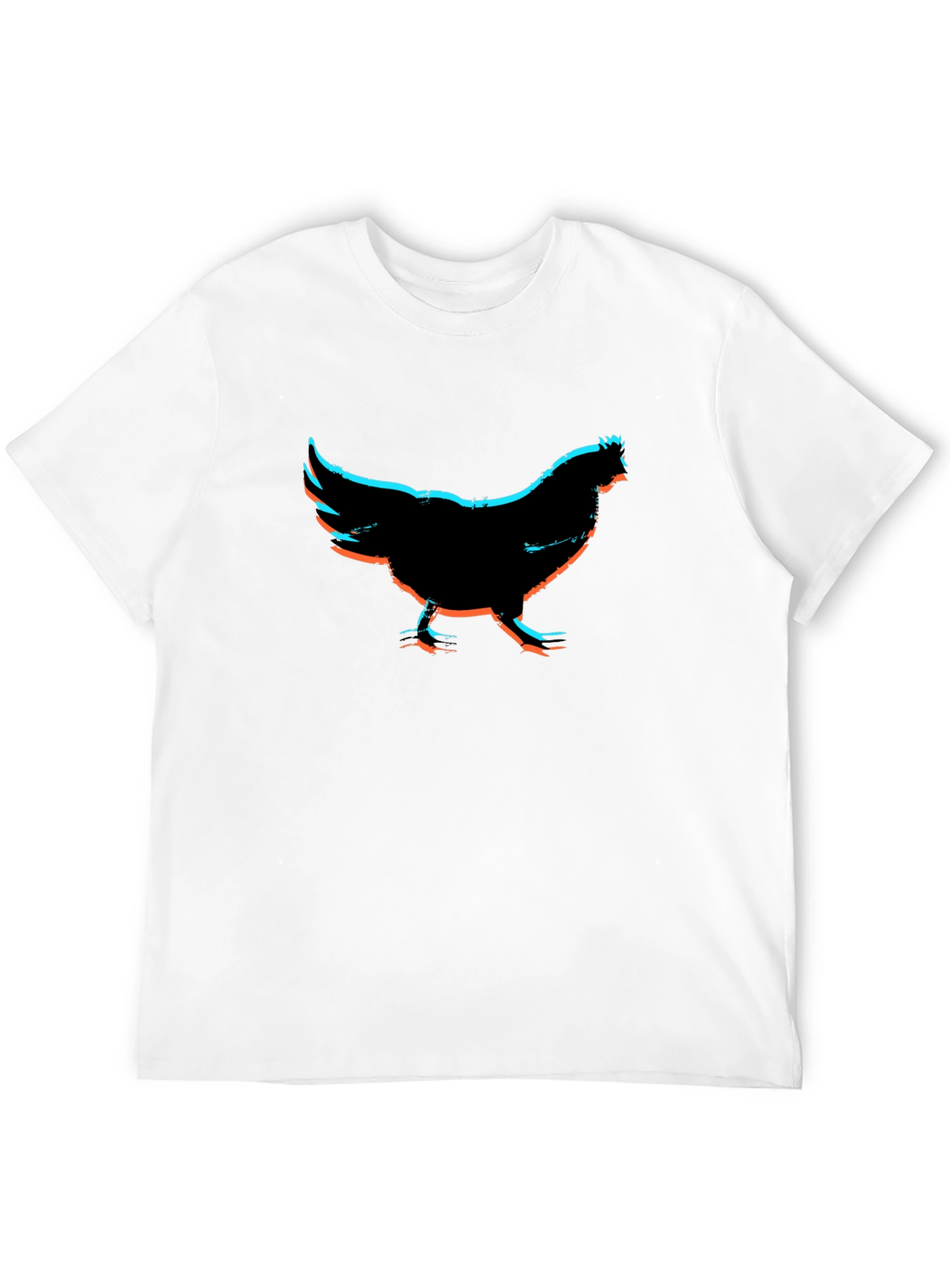 Black Chicken Graphic Black T-Shirt view 12