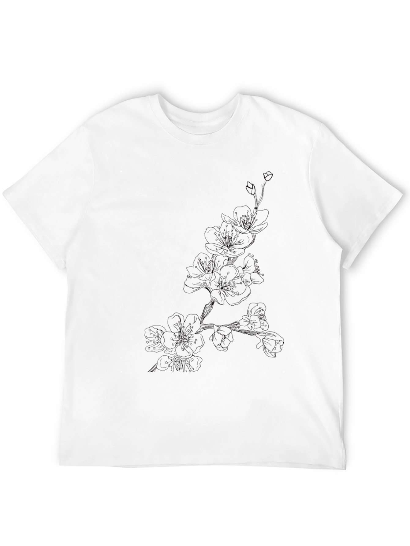 Black Black Blossom Tee - Stylish Comfort view 12
