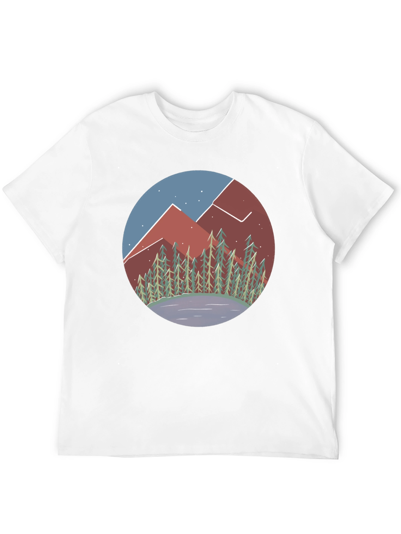 Black Mountain Vista Graphic Tee - Unisex Black Shirt view 12