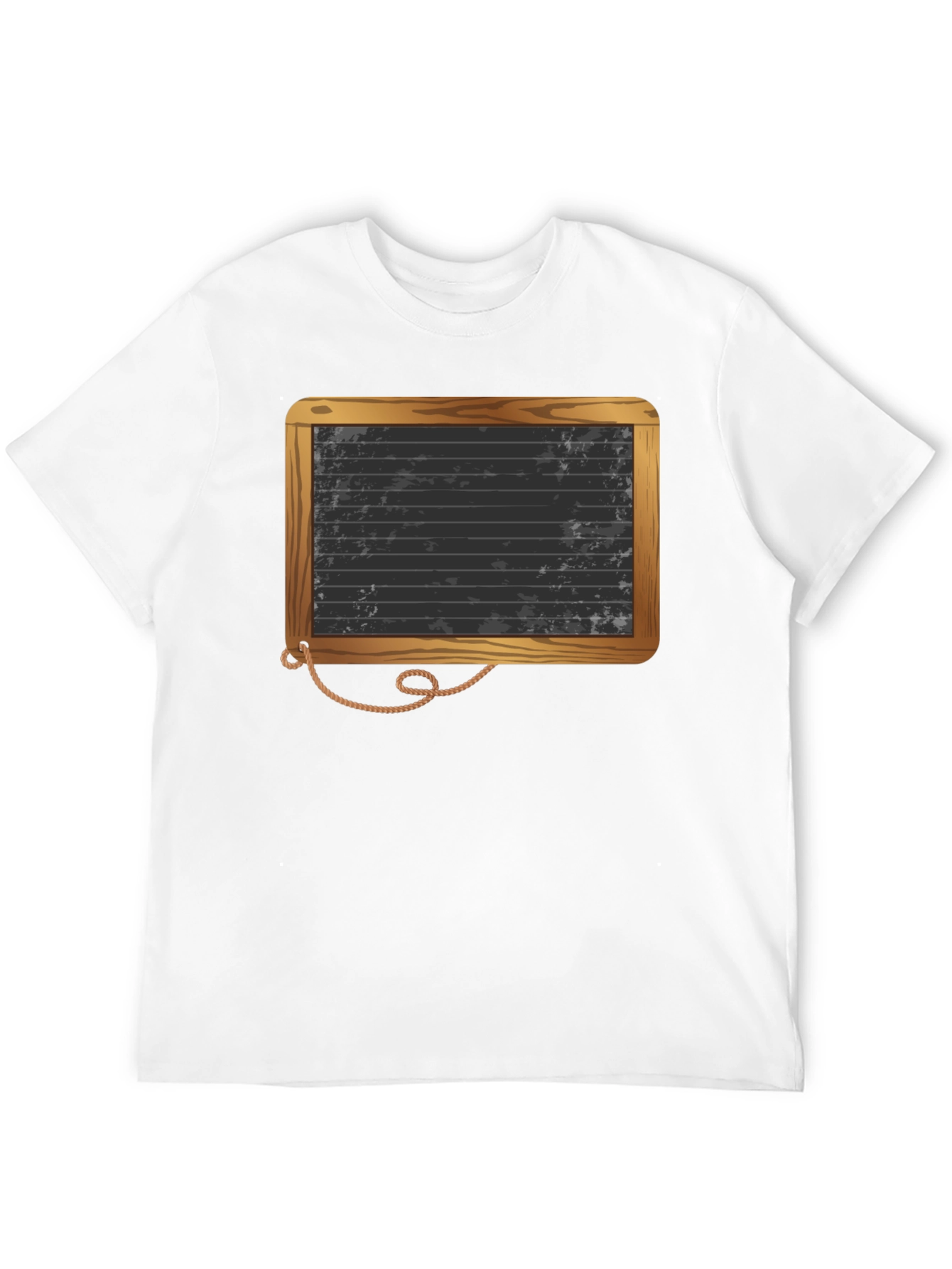 Novelty Blackboard Graphic Tee - Vintage Style - 12