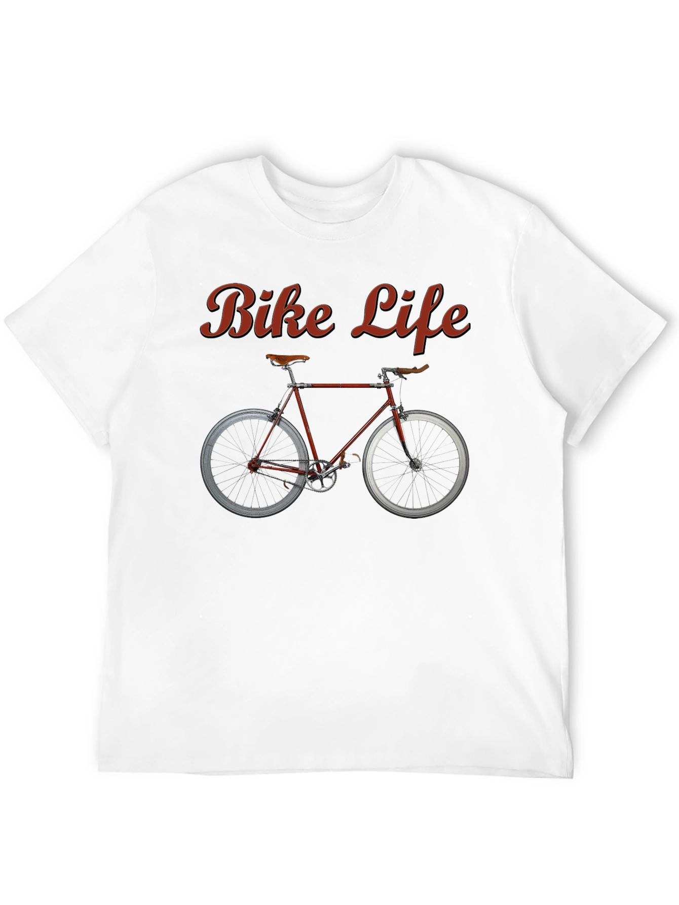 Black Bike Life Graphic Tee - Black view 12
