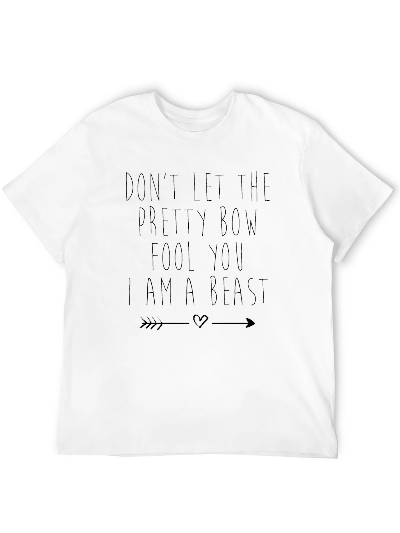 Black Don't Let The Pretty Bow Fool You T-Shirt view 12