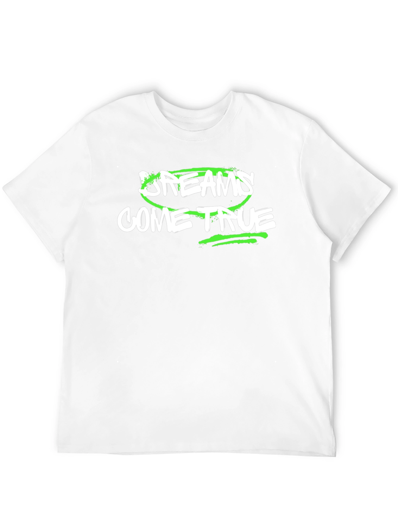 Black Dreams Come True Graphic T-Shirt - Black Cotton Tee view 12