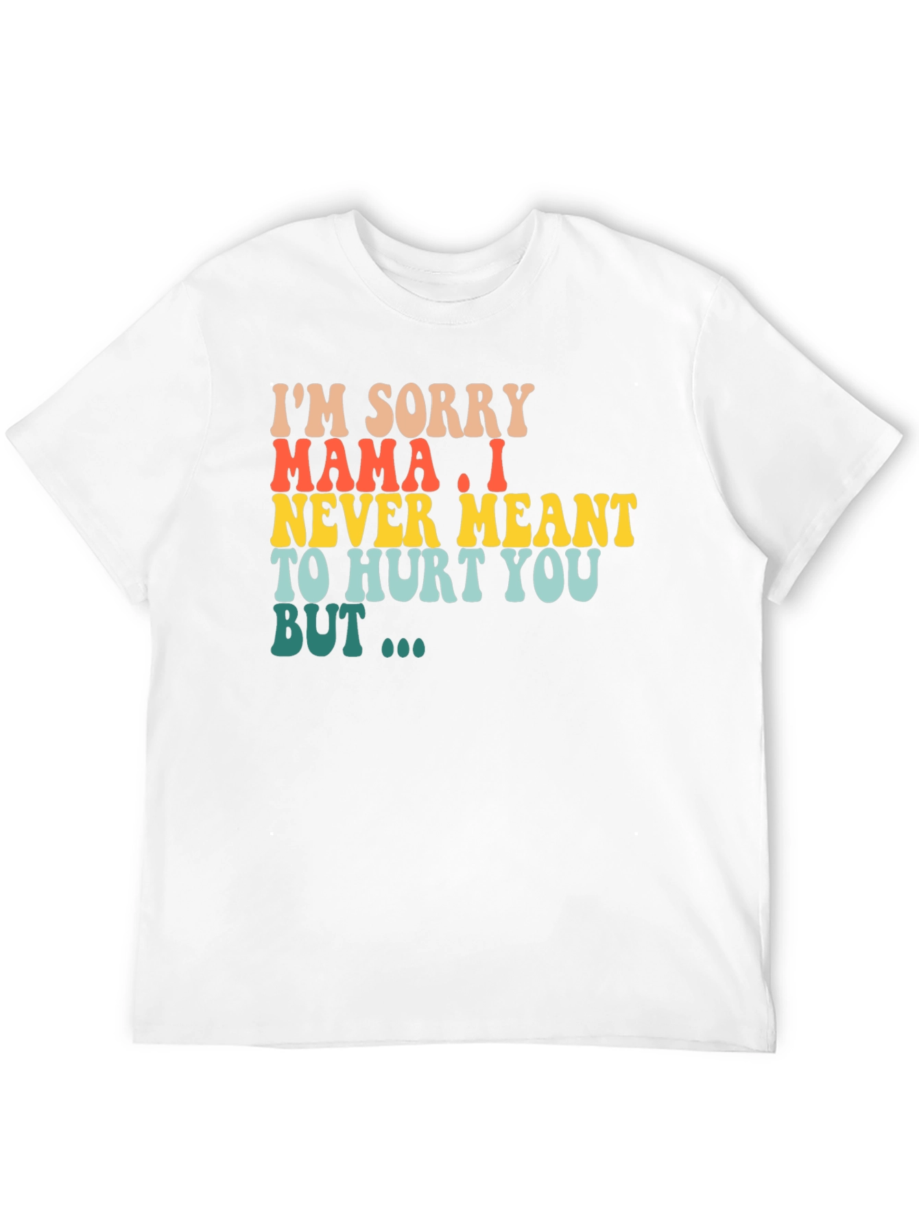 Black Retro Mama Apology Graphic Tee view 12