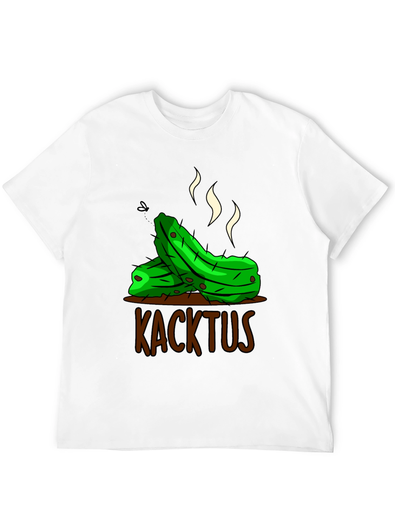 Black Humorous 'Kacktus' Graphic T-Shirt - Unique Novelty Tee view 12