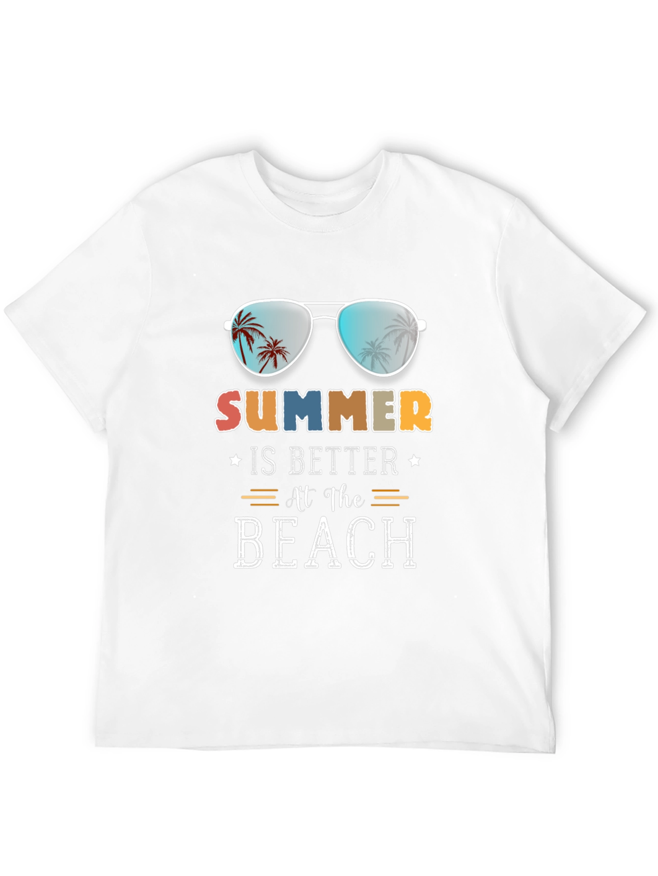Black Summer is Better at the Beach T-Shirt view 12