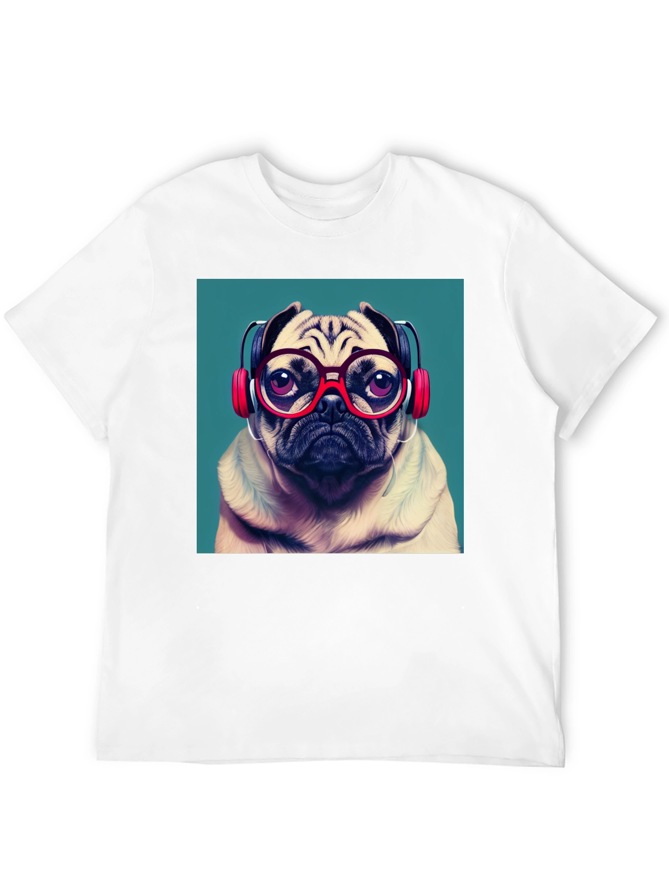 Black Pug DJ Graphic Tee - Stylish Comfort view 12