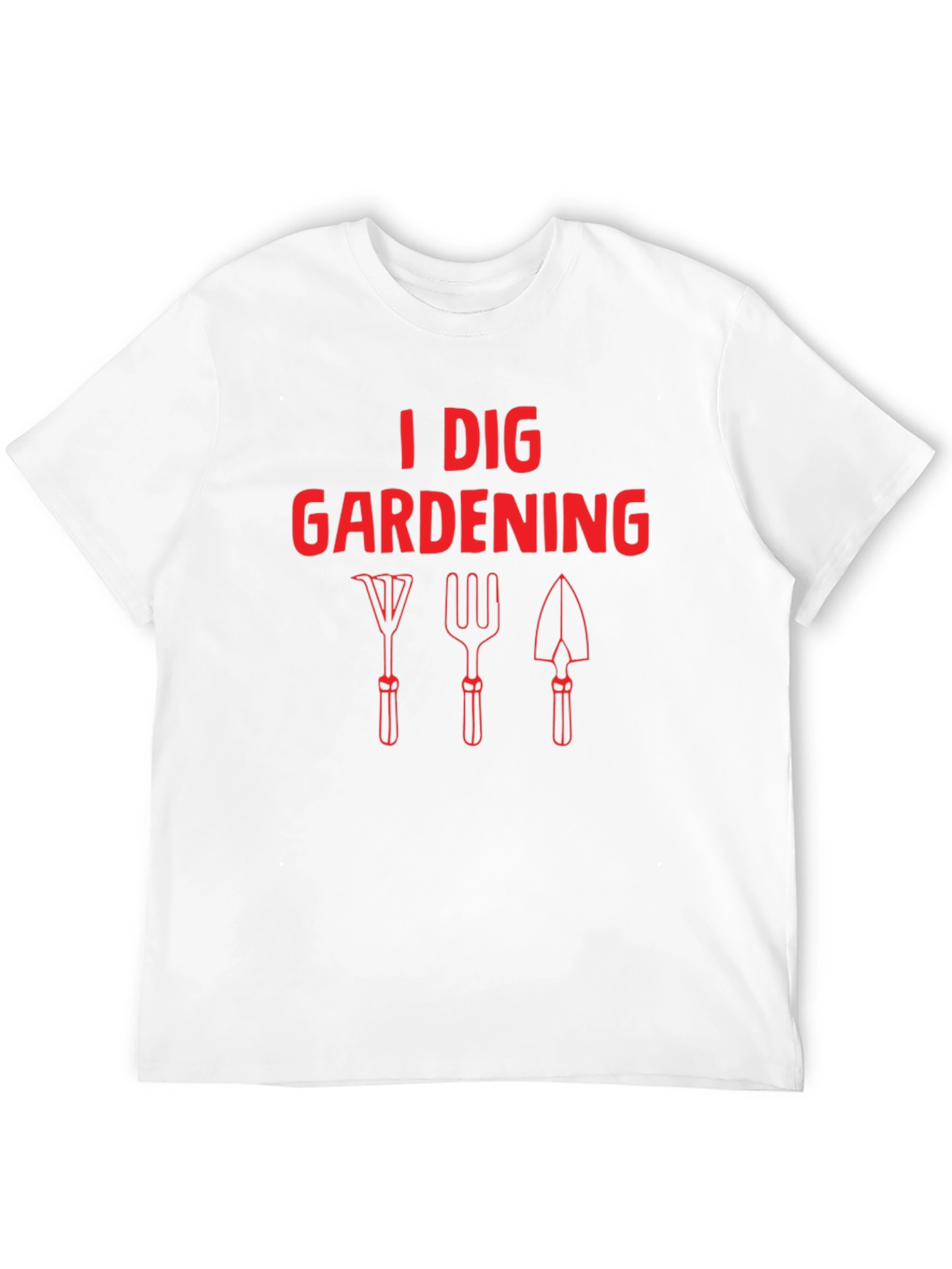 Black I Dig Gardening Graphic T-Shirt view 12