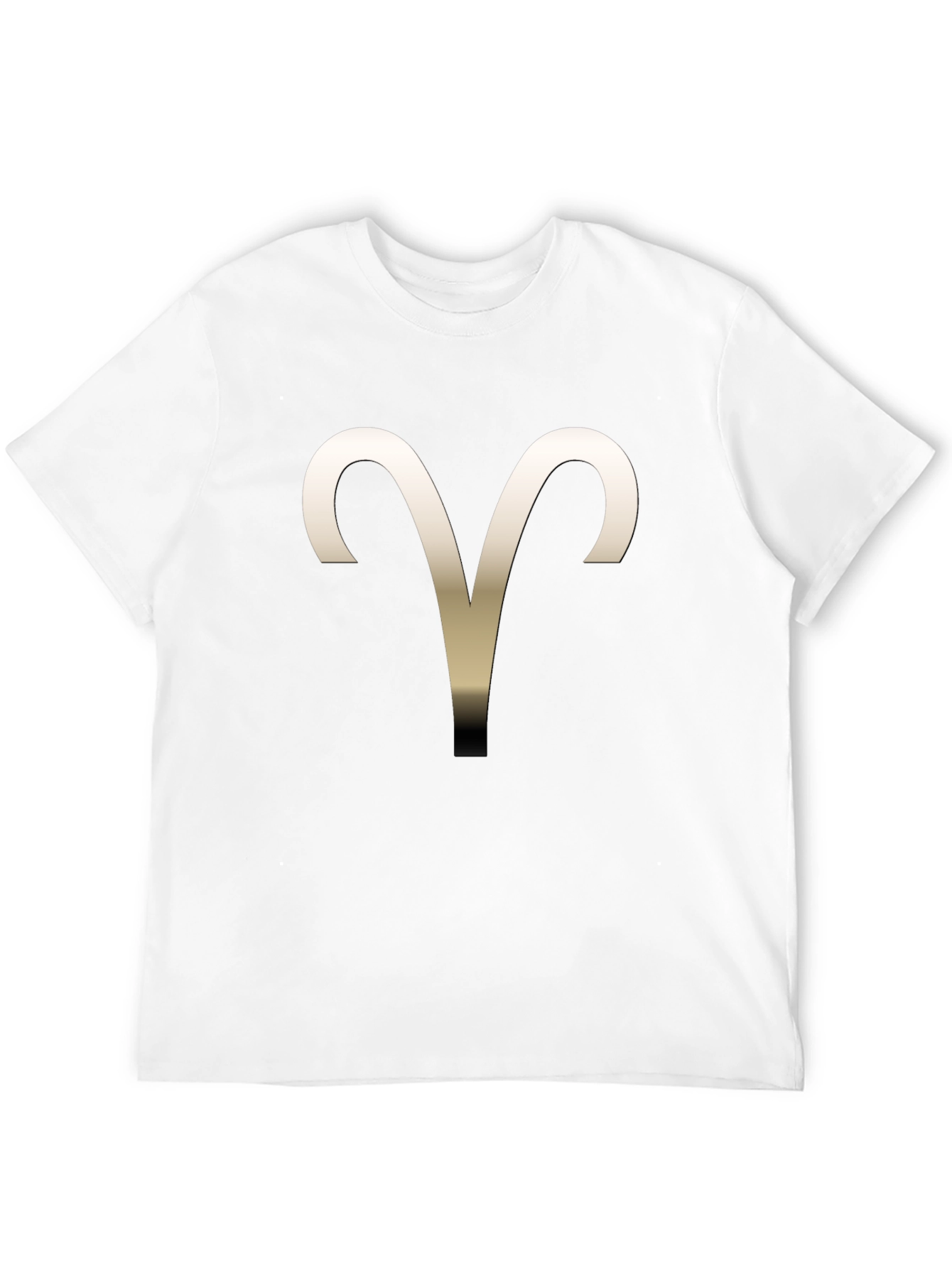 Black Aries Zodiac Sign Graphic Tee view 12