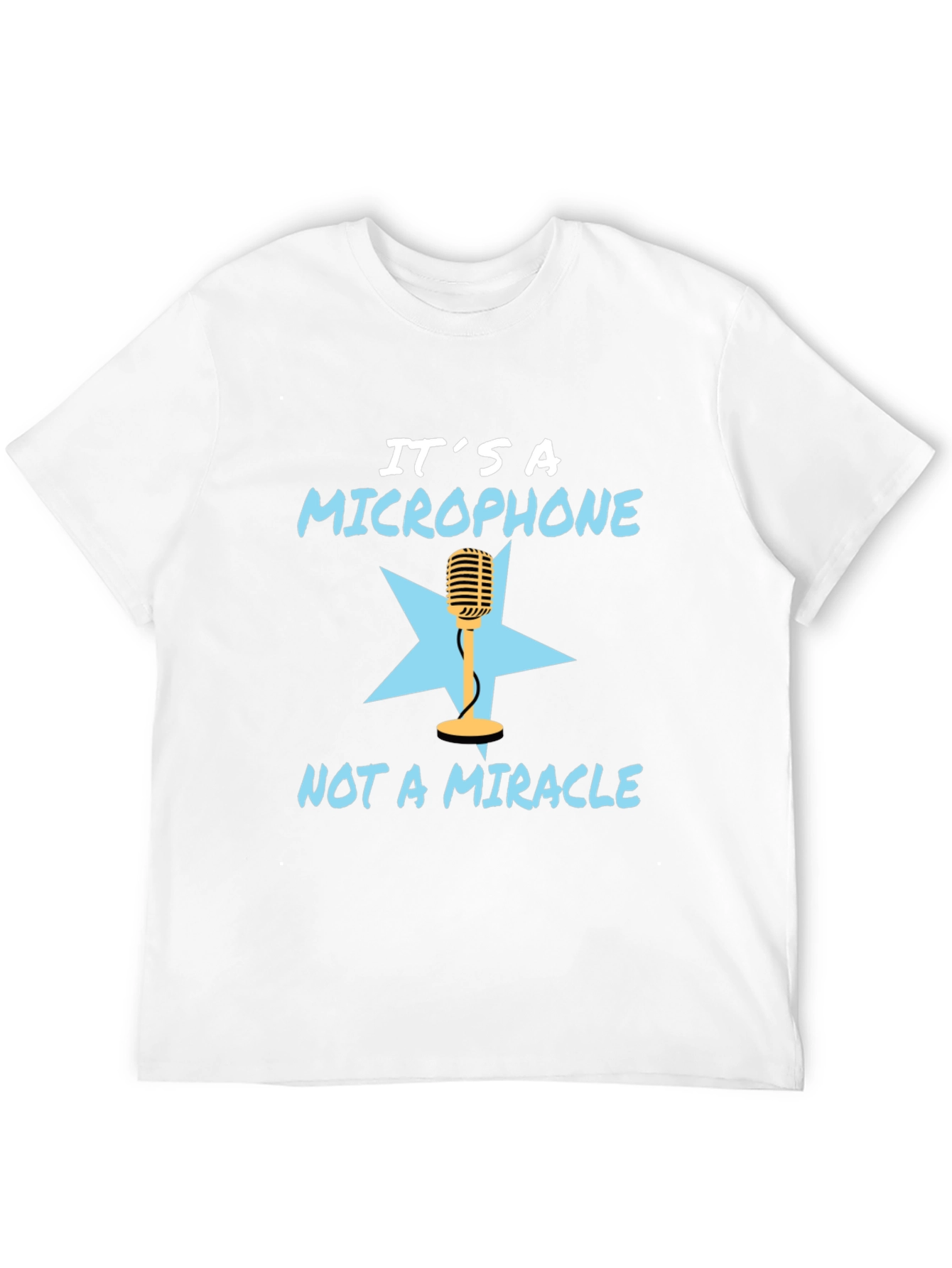 Black It's a Microphone T-Shirt - Funny Musician Tee view 12