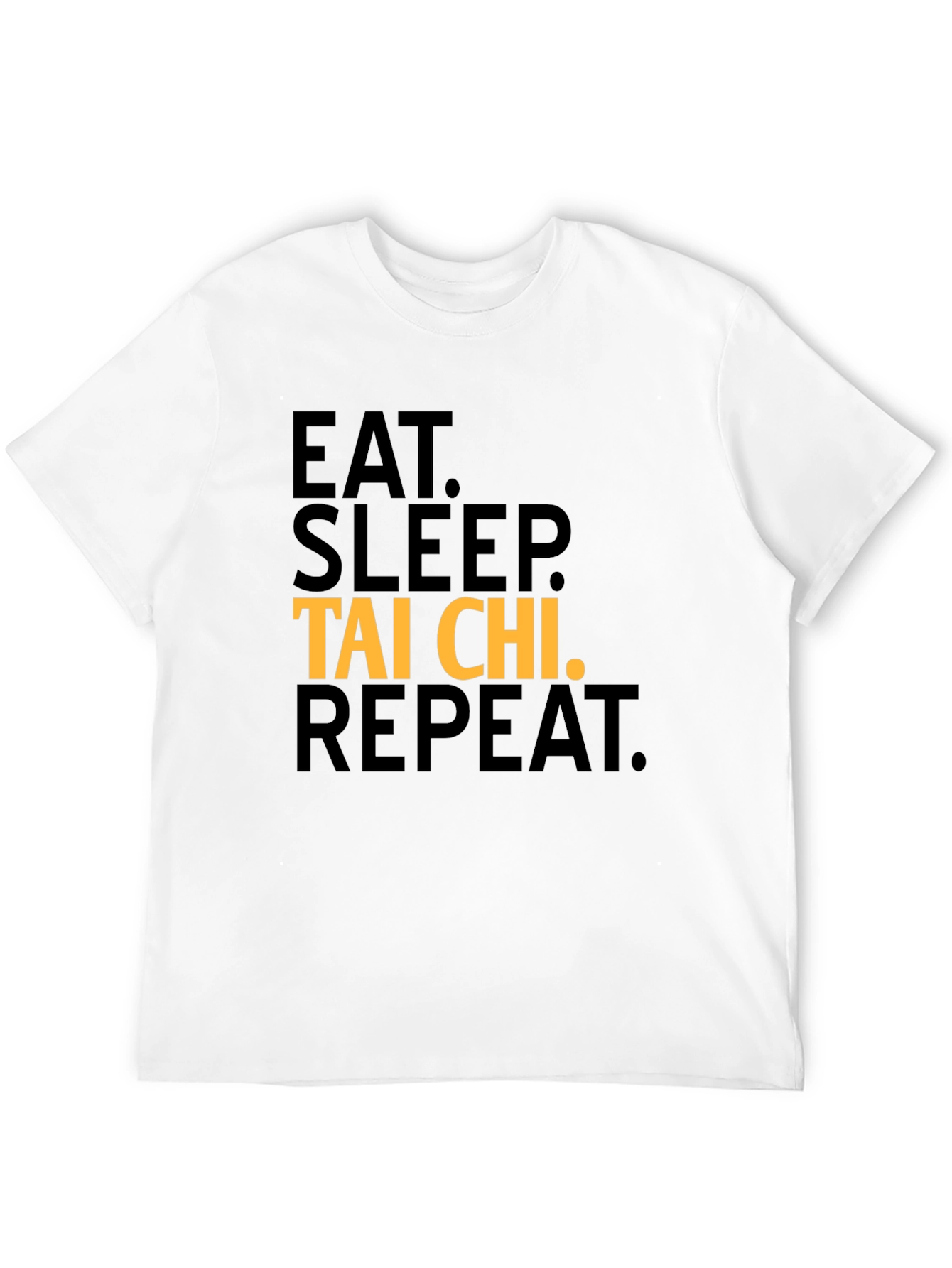 Black Eat Sleep Tai Chi Repeat Graphic T-Shirt view 12