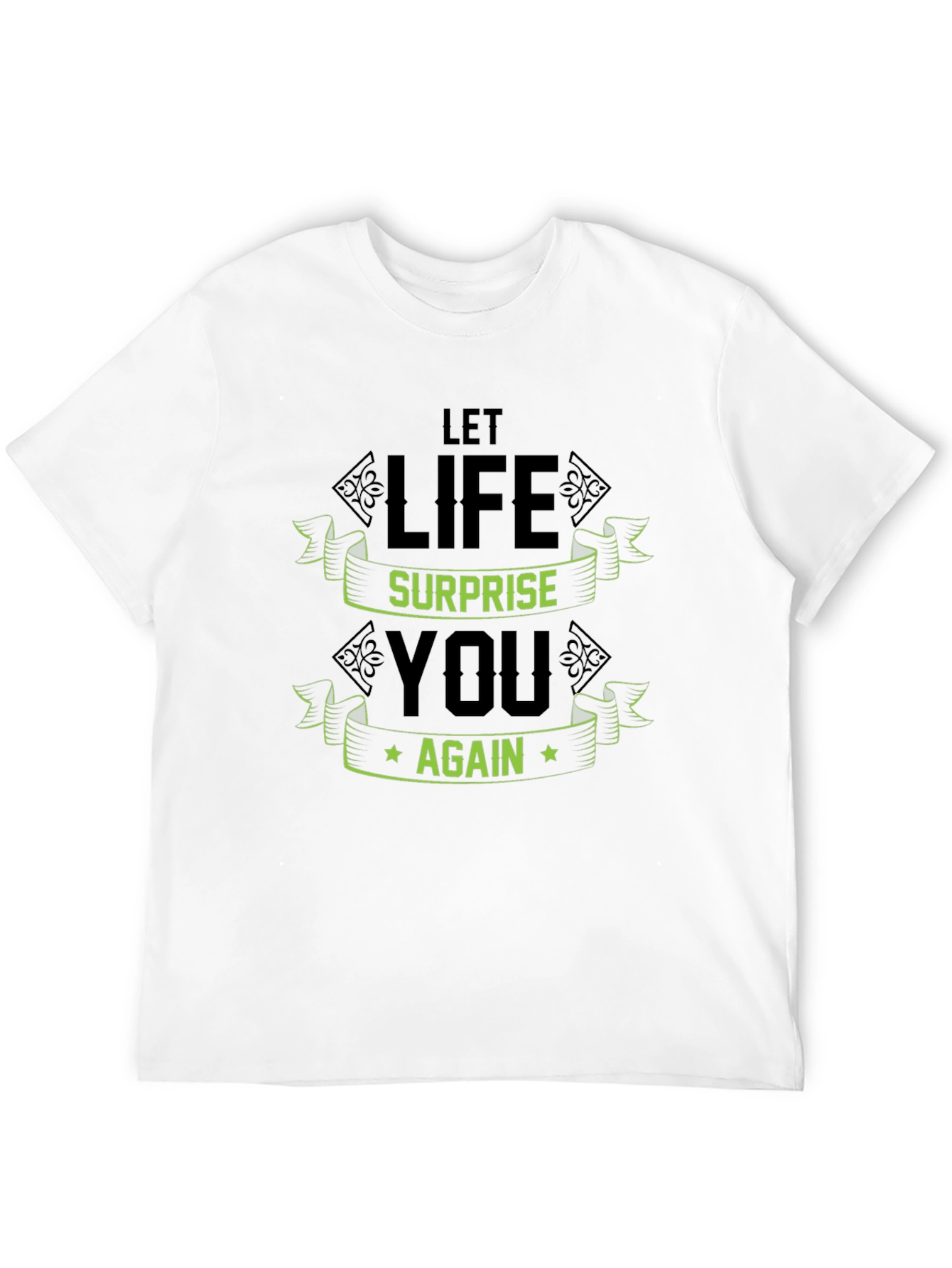Black Let Life Surprise You Again Graphic Tee view 12