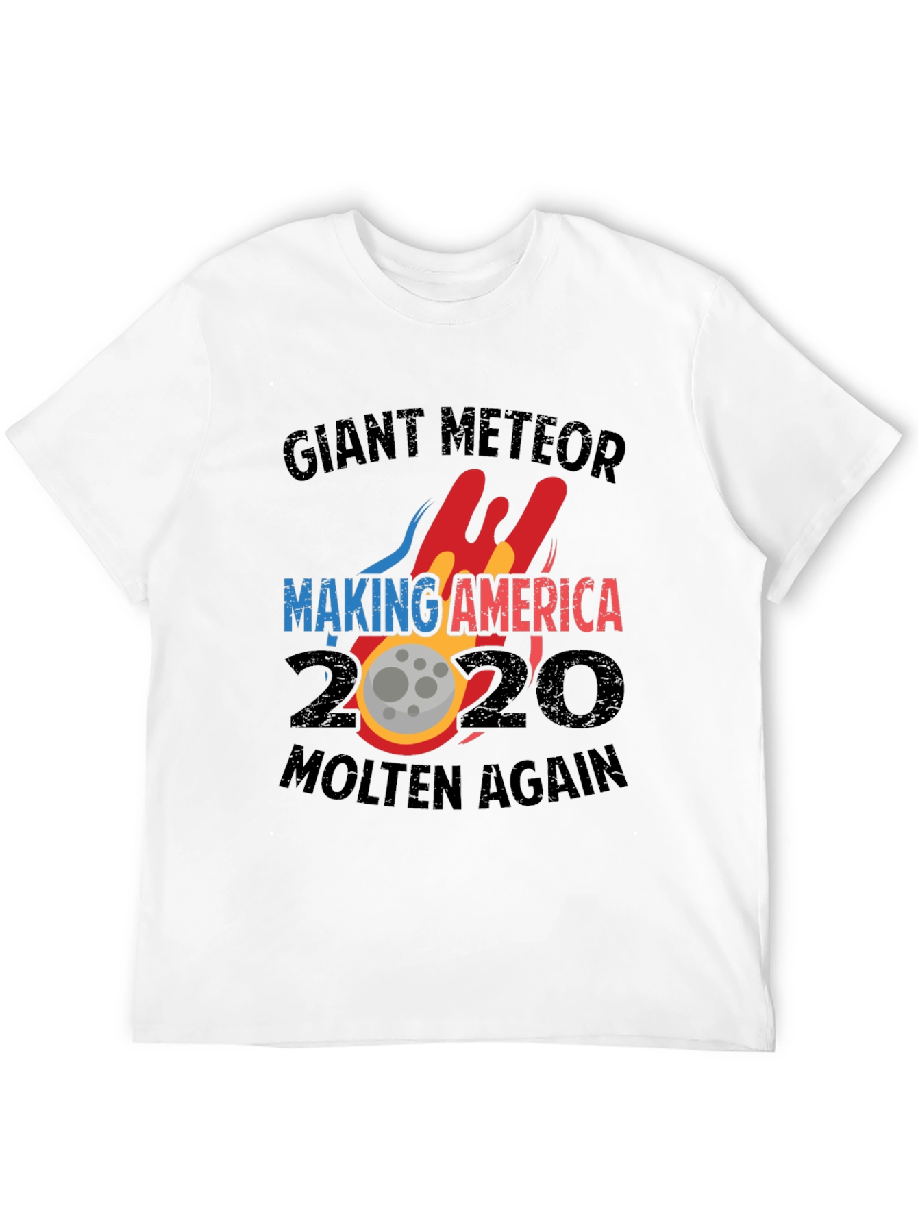 Black Giant Meteor Making America Molten Again 2020 T-Shirt view 12