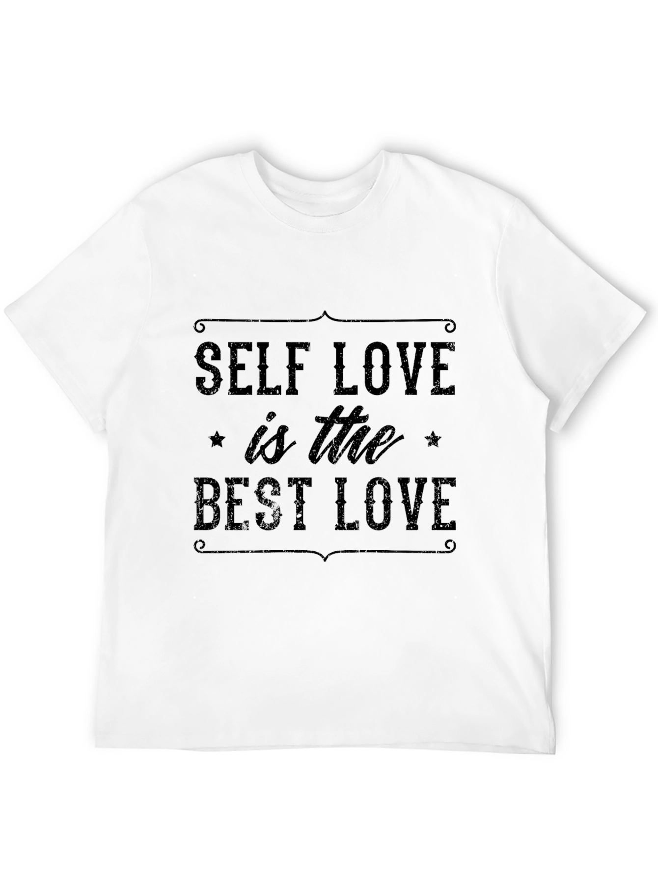 Black Self Love is the Best Love T-Shirt Black view 12