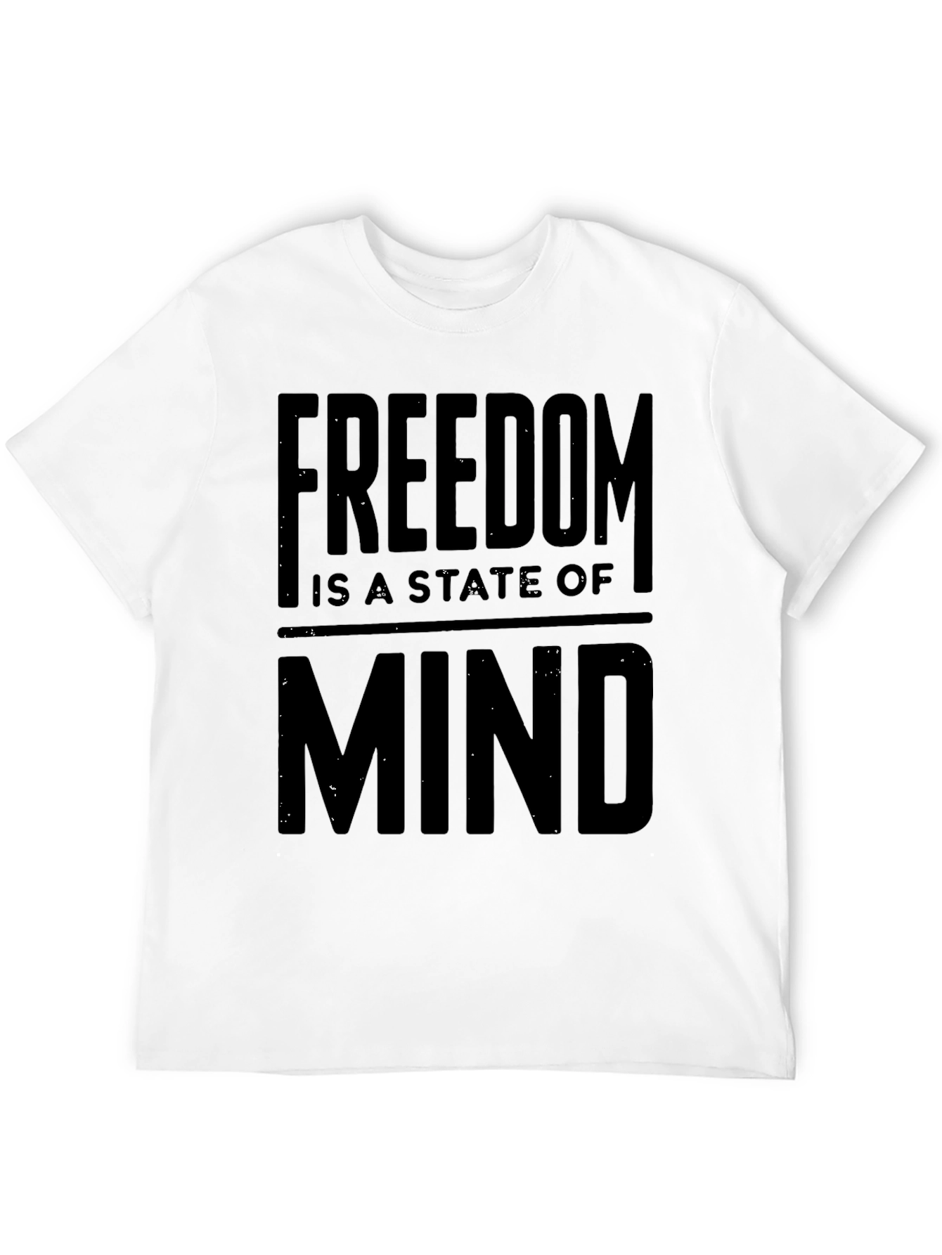 Black Freedom State of Mind Graphic Tee view 12