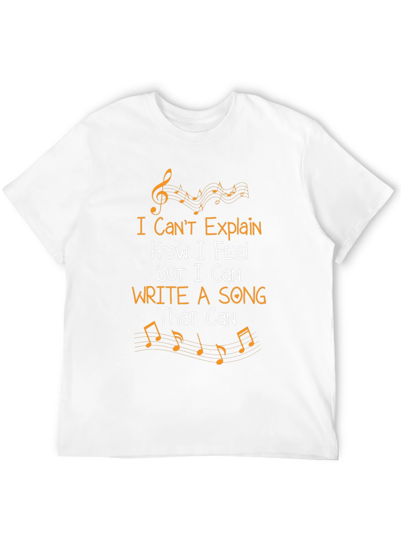 Black Musical Expression T-Shirt - "Write A Song" view 12