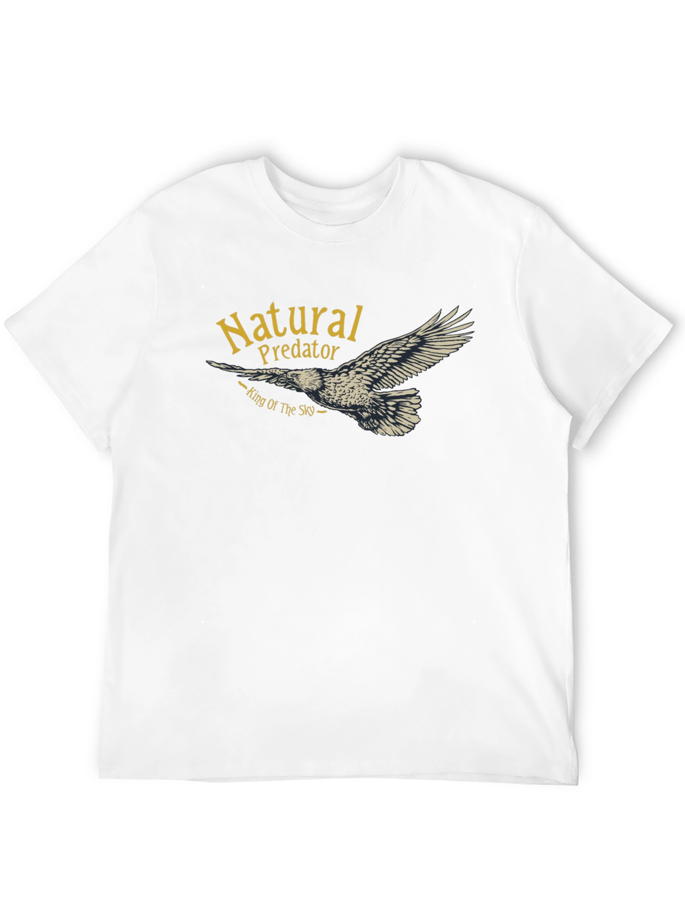 Black Natural Predator Eagle T-Shirt view 12